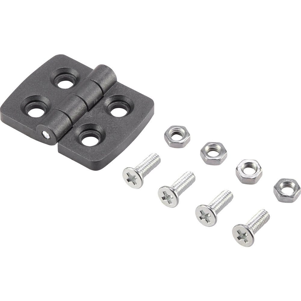 Montagezubehör Basetech Kunststoff-Scharnier 39x30x4mm 39 mm 1 St.