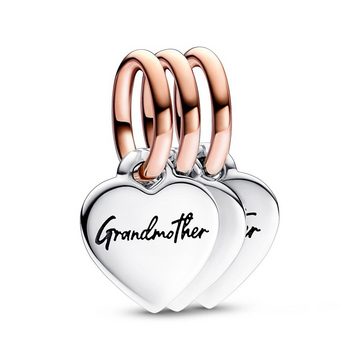 Pandora Bead Dreifaches Charm Anhänger Set Generationen von PANDORA, bicolor