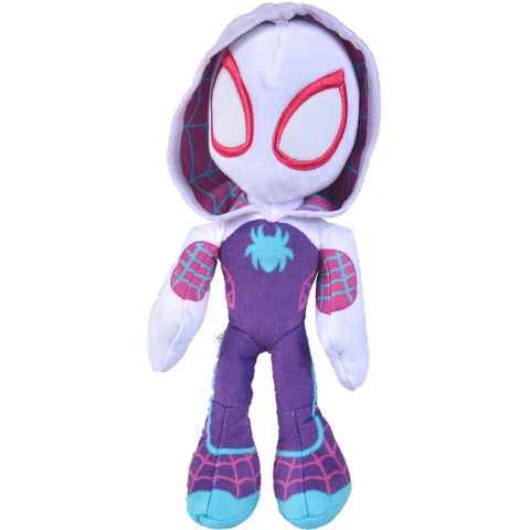 SIMBA Kuscheltier Disney Marvel Ghost Spider, Glow in the Dark, 25 cm, mit Glow in the Dark Augen