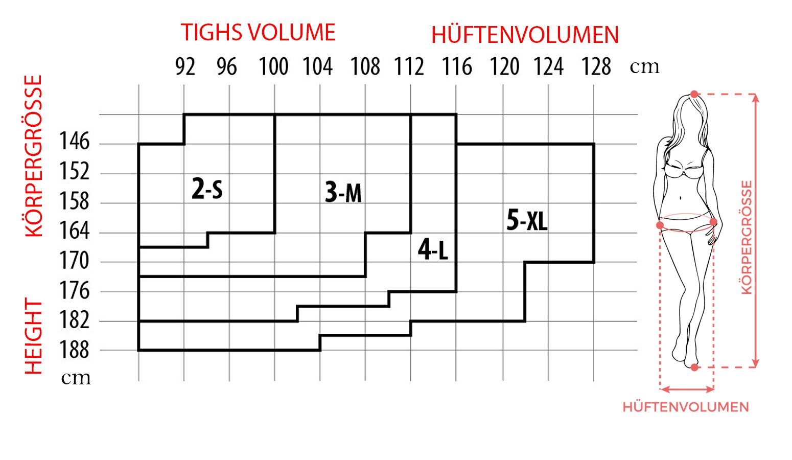 Stützkraft 50 Daino mittlerer (1 Mieder Feinstrumpfhose DEN Seamless 50 Shapewear mit St) GIULIA formend Den