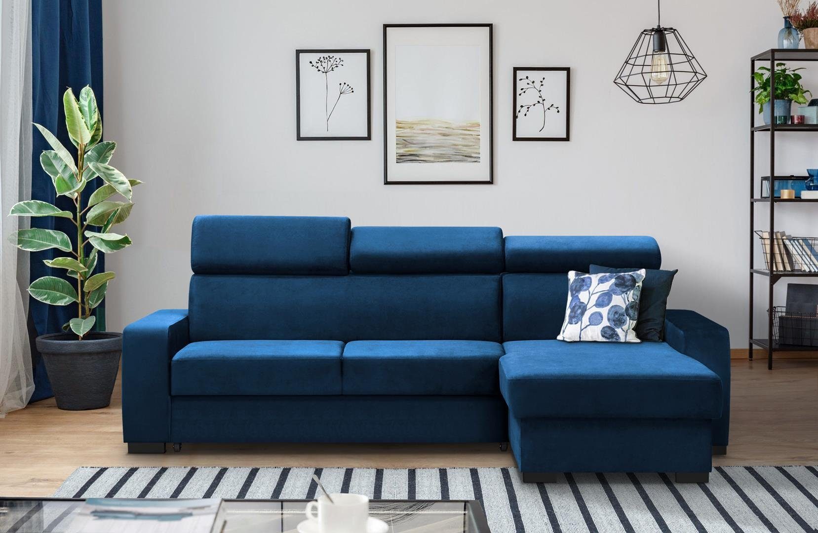 Beautysofa Ecksofa mit Schlaffunktion Fox II, günstig online kaufen