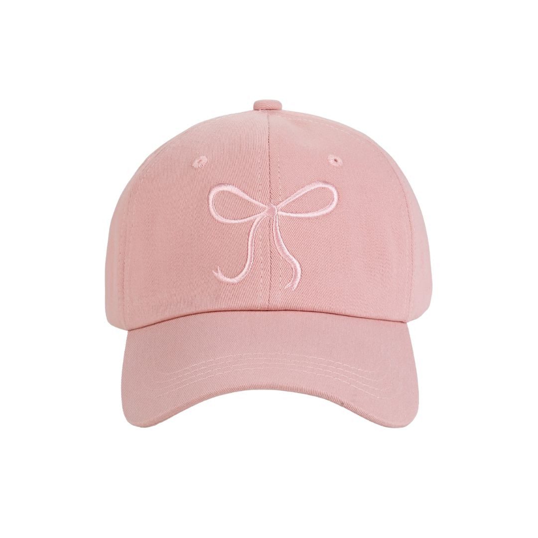 suebidou Baseball Cap Modisches Damen Cap Mütze mit Stickerei Schleife Stickerei im Schleifendesign