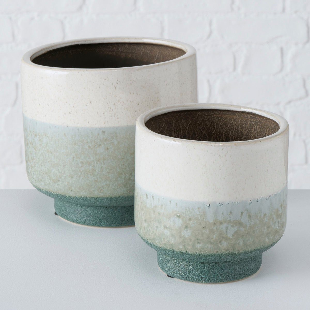 BOLTZE Übertopf Pflanztopf Inma, 2 tlg., Set 2 (2 St)