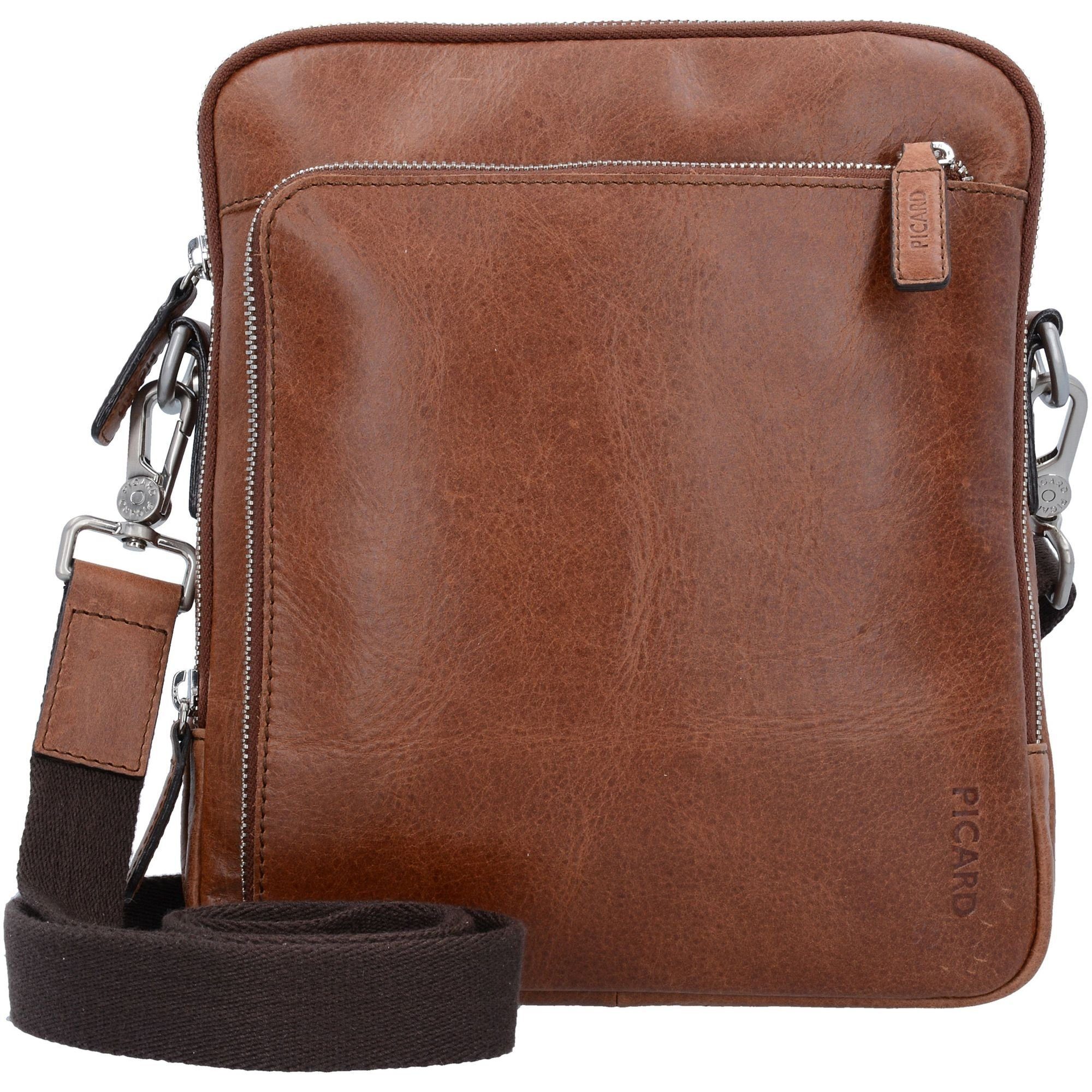 Picard Umhängetasche Buddy, Leder cognac