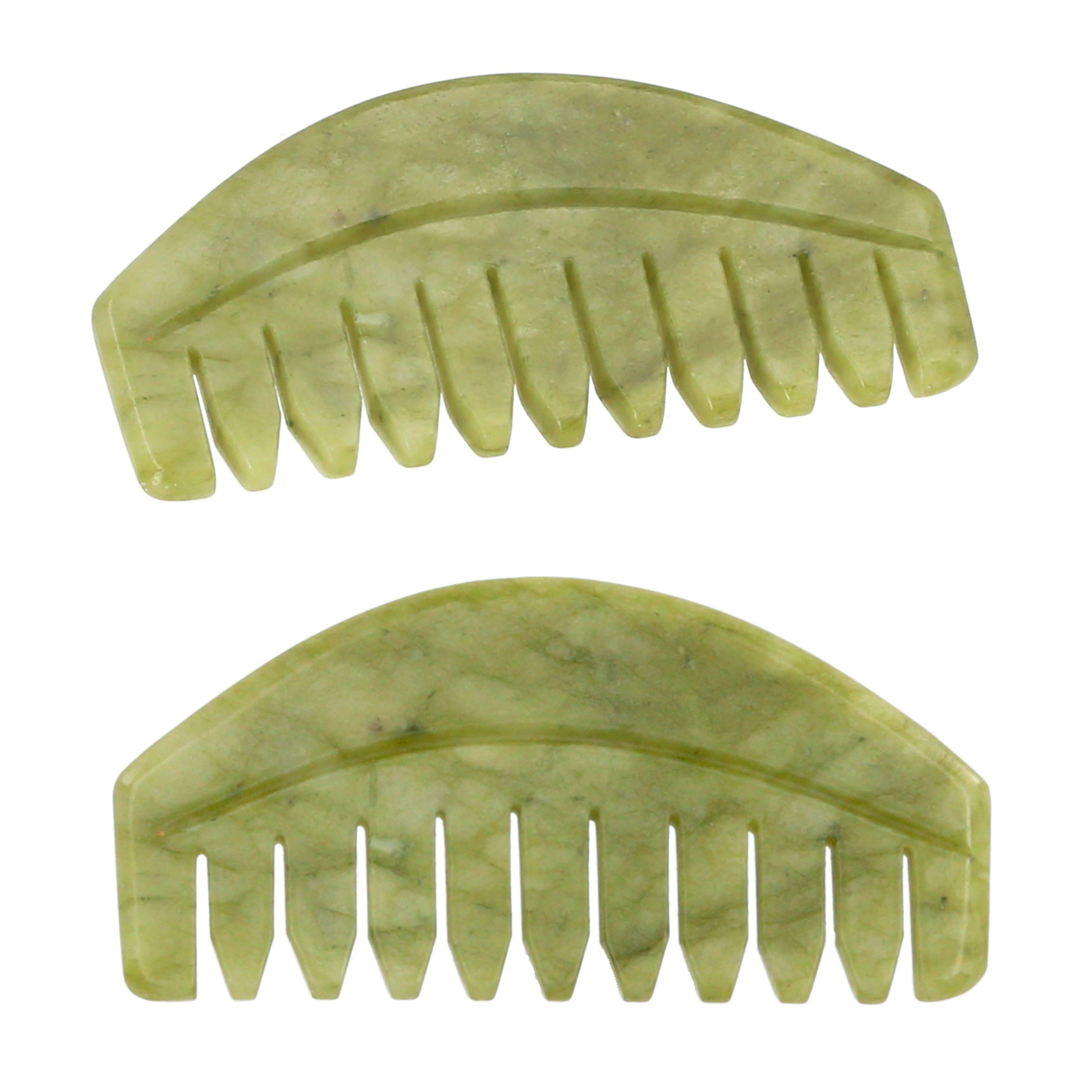 Lantelme Massagestein Jade Gesichtsmassage Anti-Aging Jadestein Gesicht Körper Hautpflege, 1-tlg., Auswahl Gua Sha Stein Stab Roller Kamm oder als Set