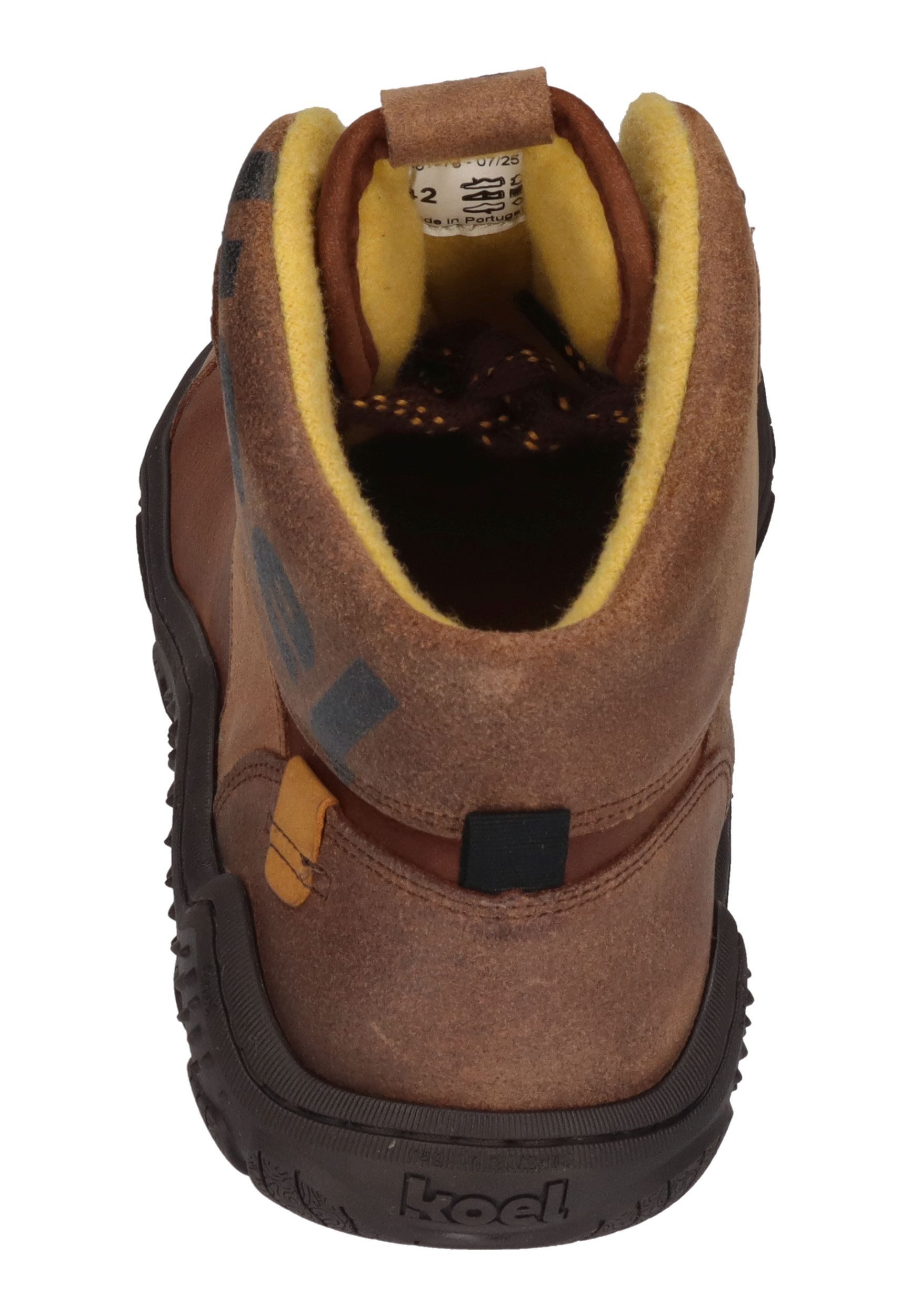 KOEL ROBO MERINO Barfußschuh Chocolate