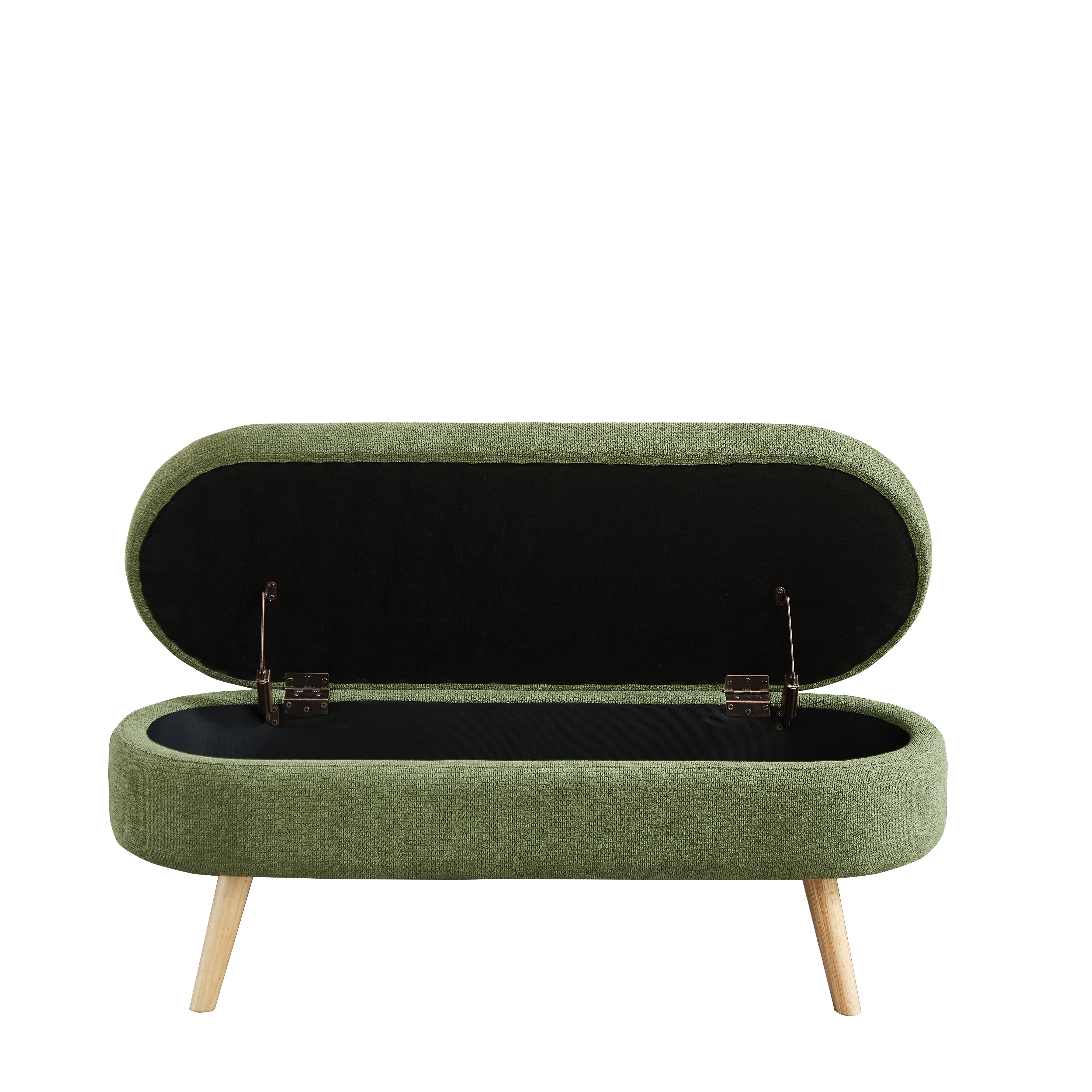 OKWISH Sitzbank für Schlafzimmer, Flur oder Wohnzimmer (110 cm lange moderne Bank mit Chenille-Bezug, 1-St., 110*40*42cm)