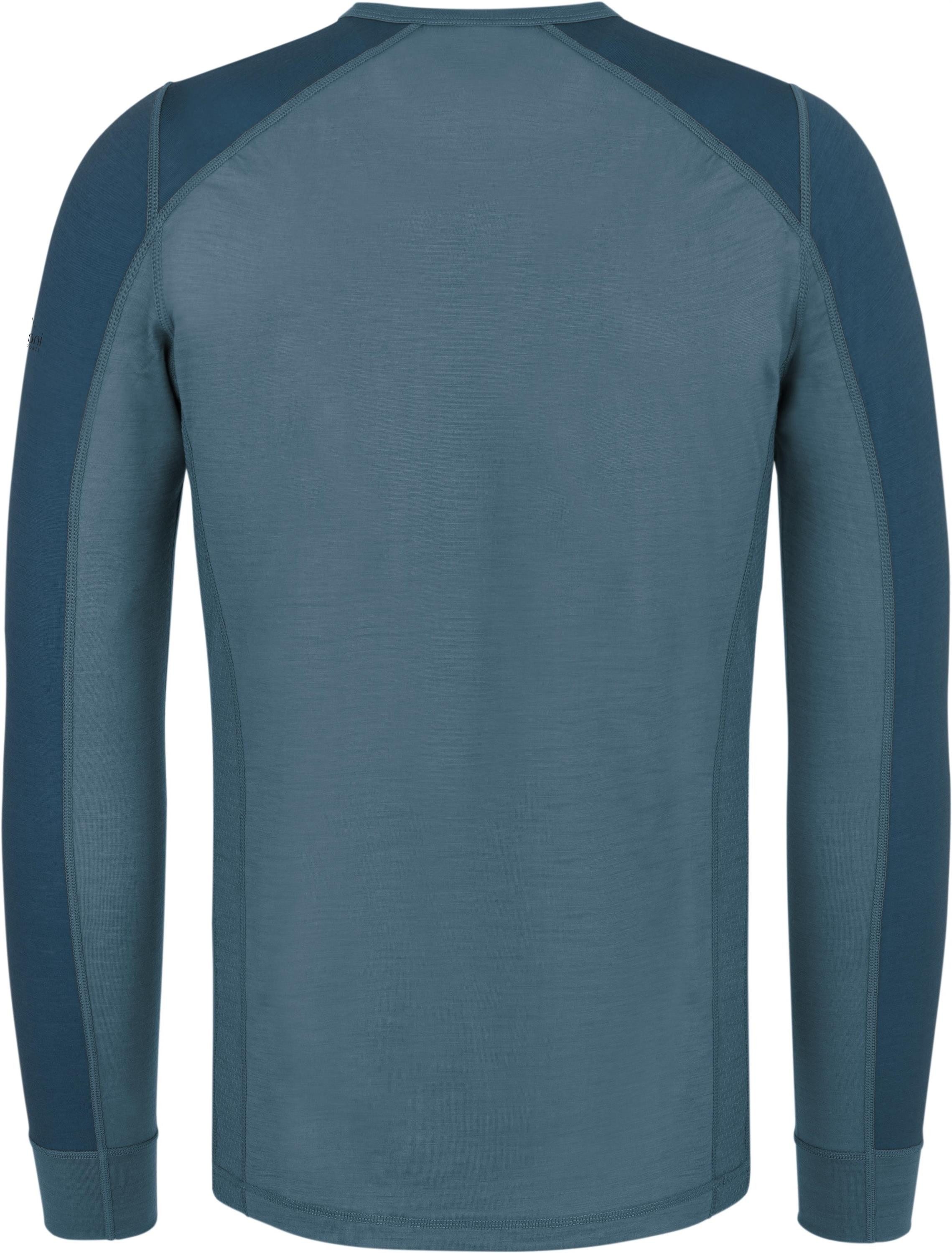 normani Langarmshirt Herren Merino Langarm Devonport Ultraleichtes Outdoor Sommer Shirt - 100 % RWS Merinowolle – Bild 3 von 5