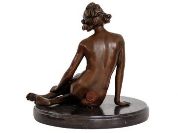 Aubaho Skulptur Bronzefigur erotische Kunst Erotik Frau Akt Bronze Bronzeskulptur Anti