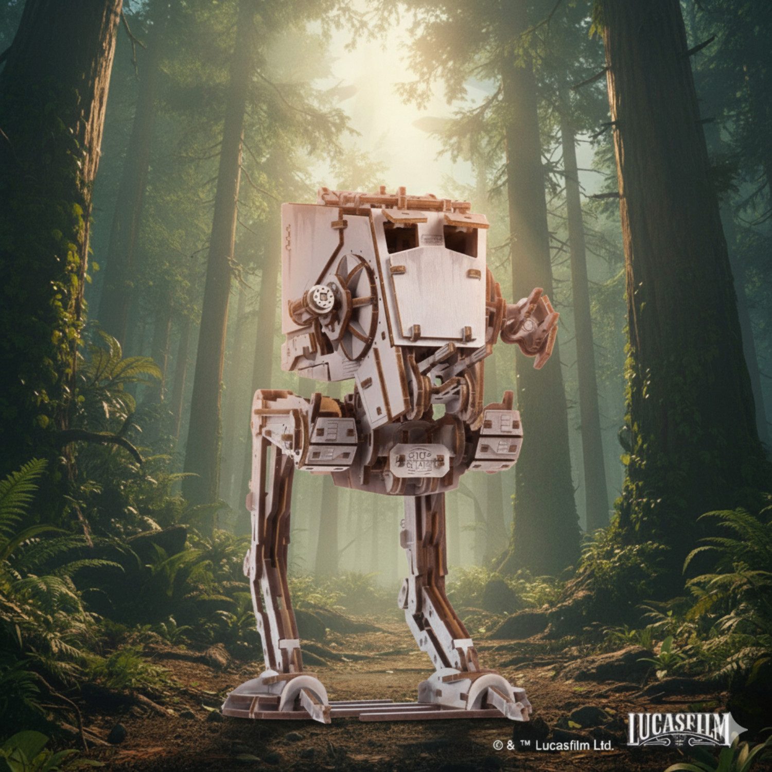 UGEARS Modellbausatz Star Wars - AT-ST Walker aus Holz, (370-tlg)