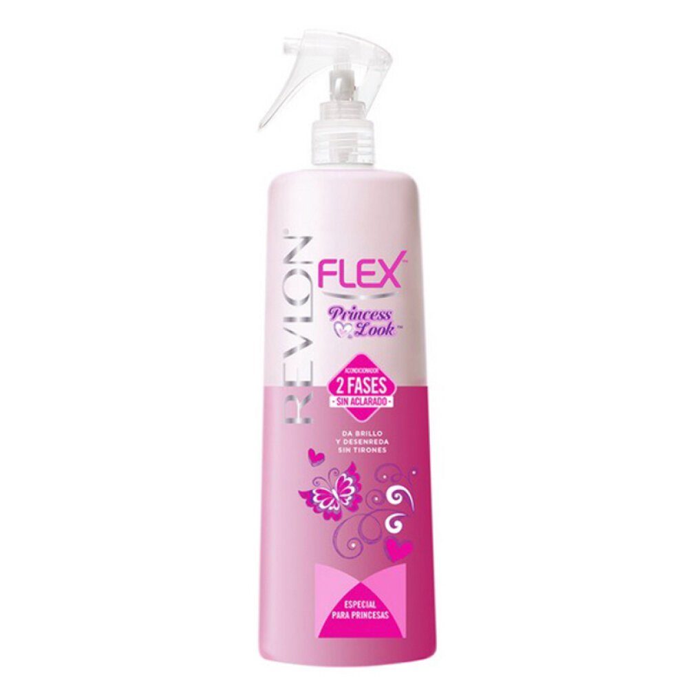 Revlon Haarspülung Flex 2 Phasen Weichspüler Princess Look Ohne Ausspülen 400ml