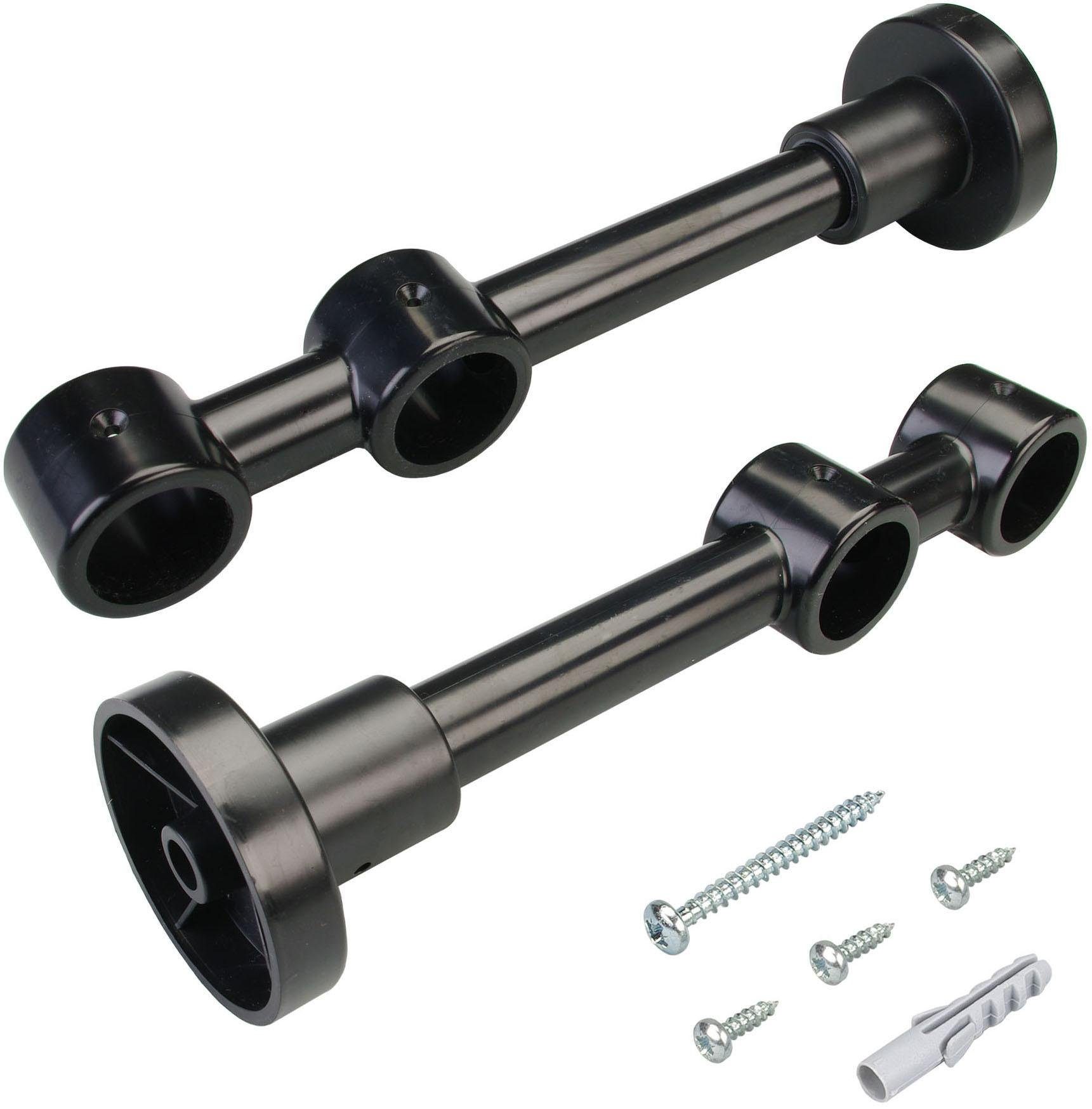 Liedeco Doppelträger, Gardinenstangen, (1-St), für Gardinenstangen Ø 20 mm günstig online kaufen