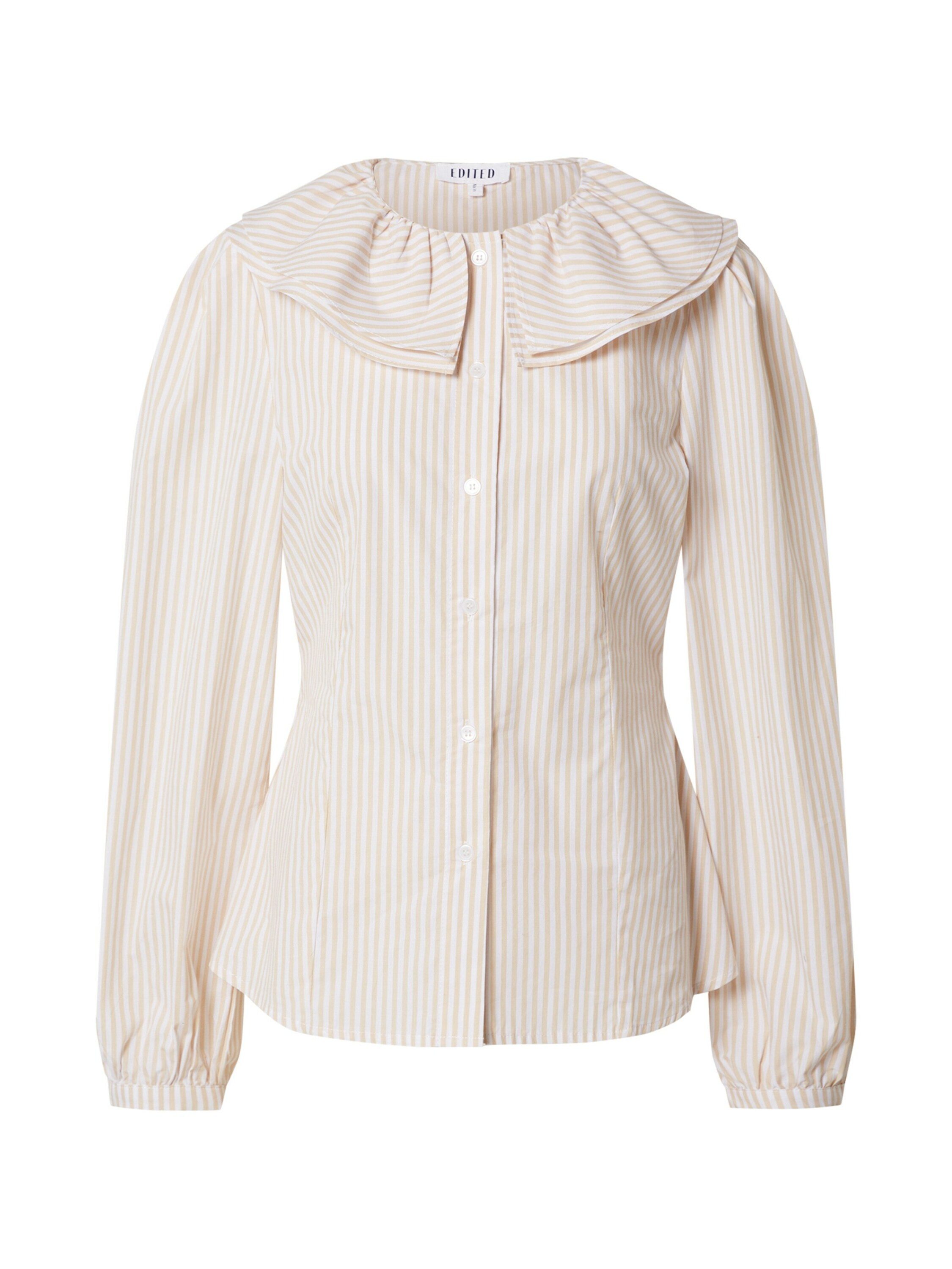 EDITED Langarmbluse Fariza (1-tlg) Drapiert/gerafft günstig online kaufen