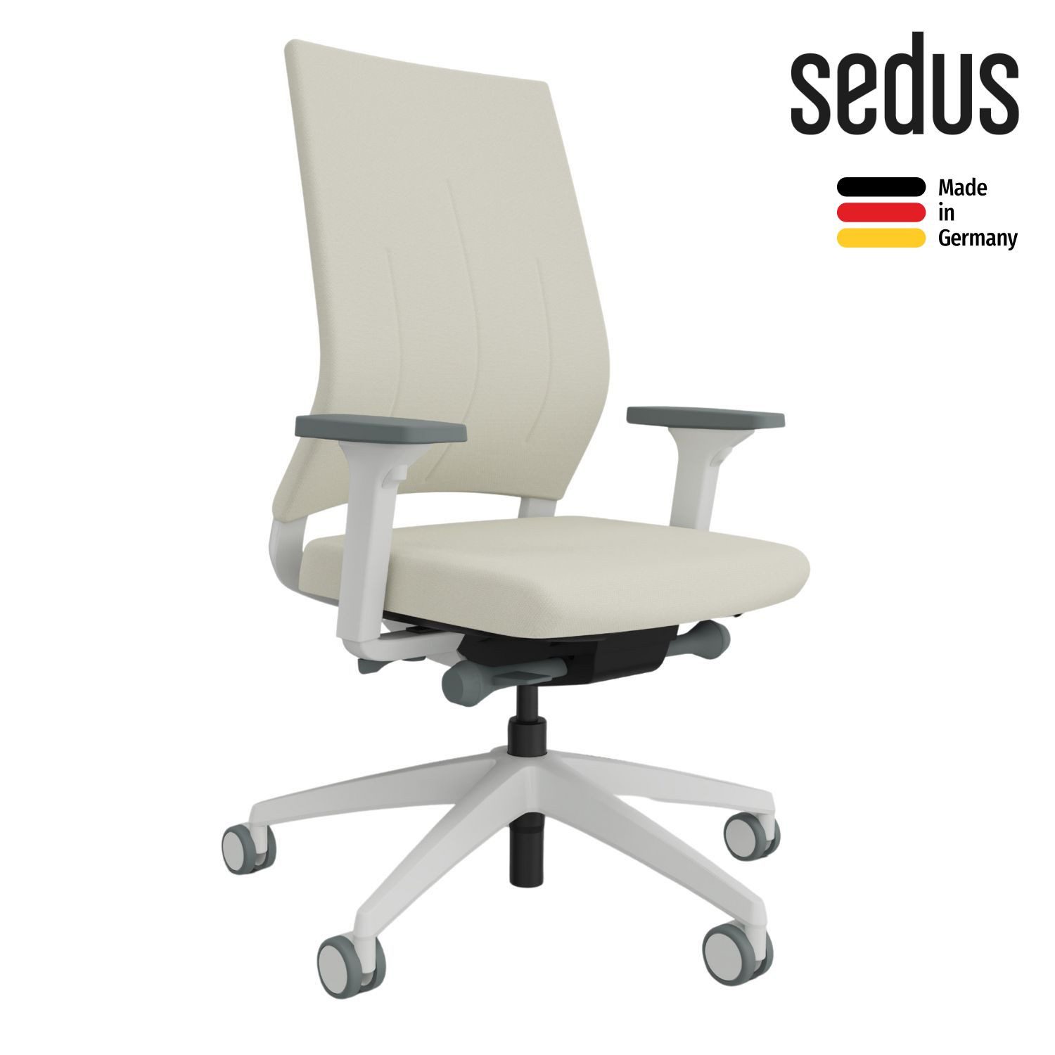 sedus Bistrostuhl quarterback 2 Vollpolster (Made in Germany, 5 Jahre Garantie), ergonomischer Bürostuhl mit Synchronmechanik
