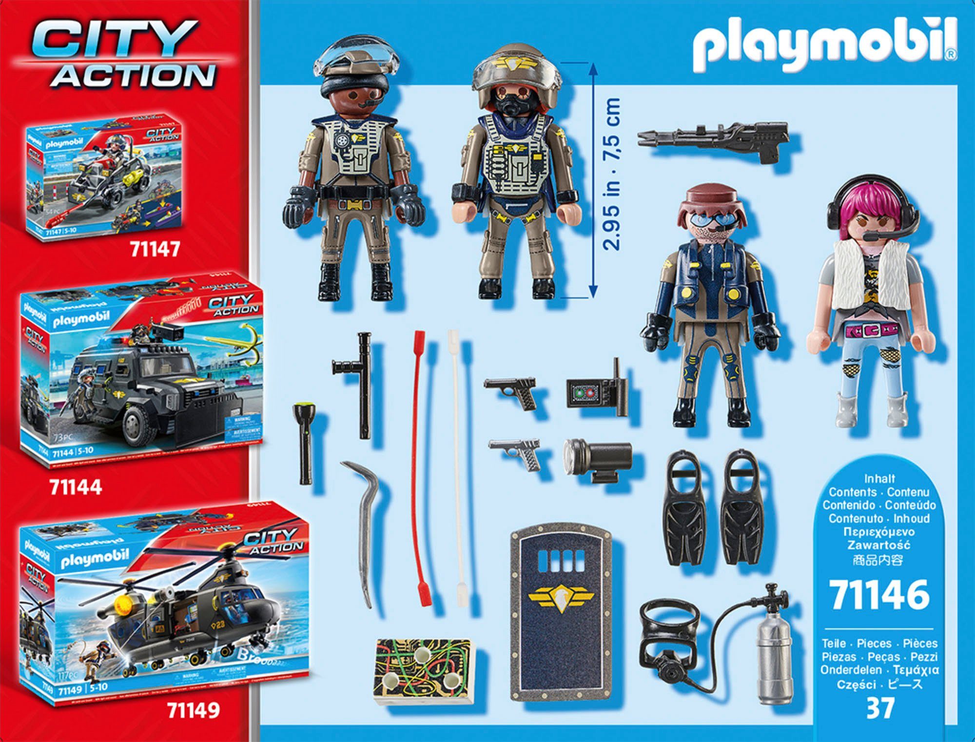 Playmobil® SWAT-Figurenset (71146), My Action Heroes Konstruktions-Spielset, (37 St), Made in Europe