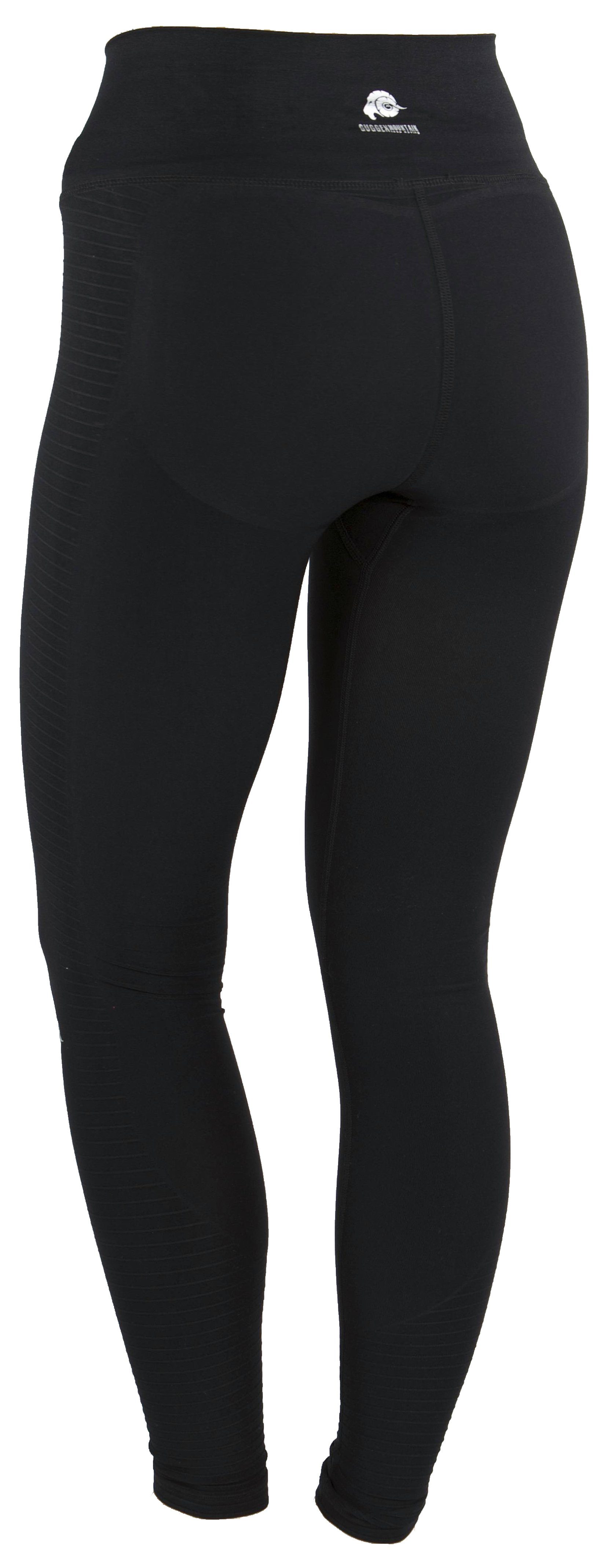 GUGGEN Mountain Seamless Leggings Figurformende Damen Sportleggings LL-77v2 Leggings Sportleggins Running Laufhose Laufleggings Yogahose Wanderleggings