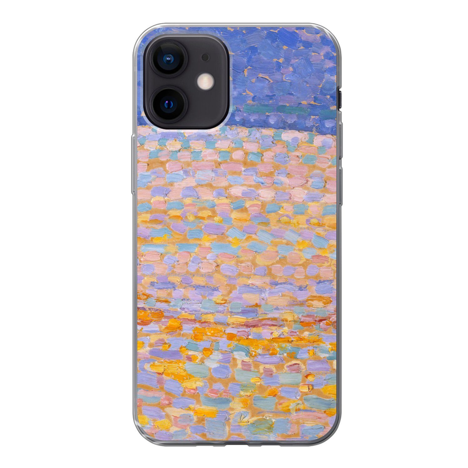 MuchoWow Handyhülle Handyhülle Apple iPhone 12 Silikonhülle, Handyhülle Handy Hülle Telefonhülle iphone Samsung
