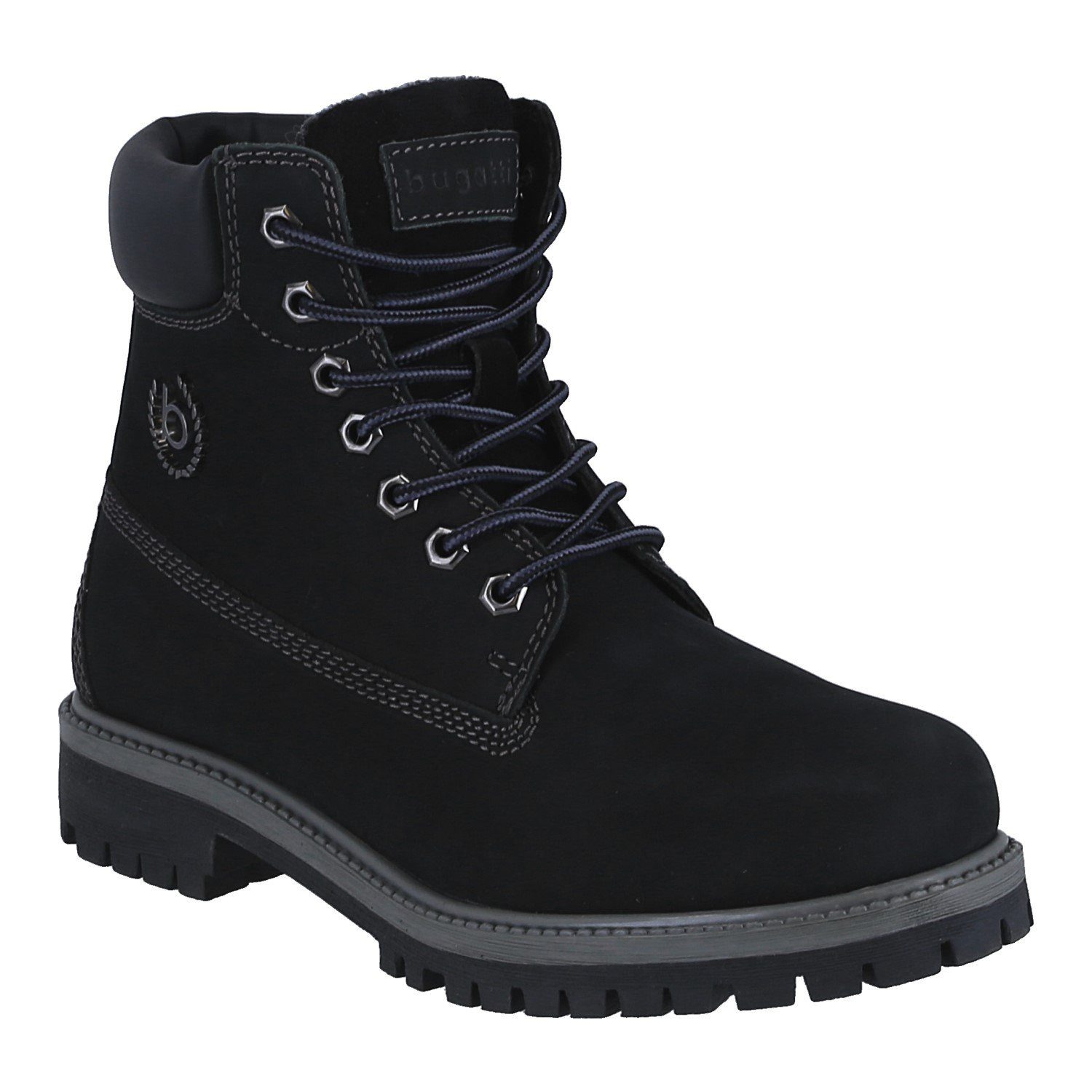 bugatti Poleman (Leder) schwarz 2024 Herren Winterstiefel