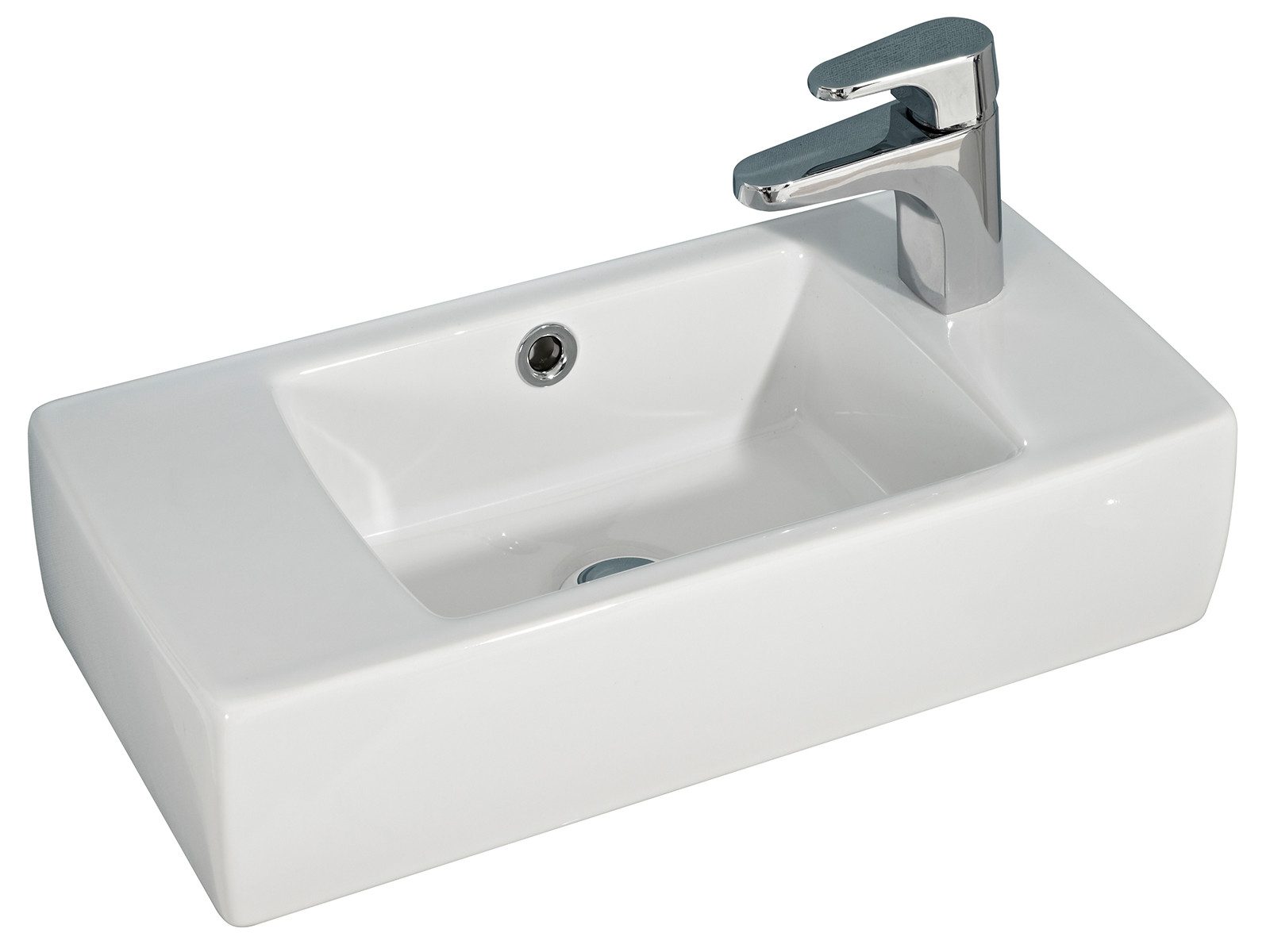 PELIPAL Waschbecken 50 x 12 x 25 cm (B/H/T)