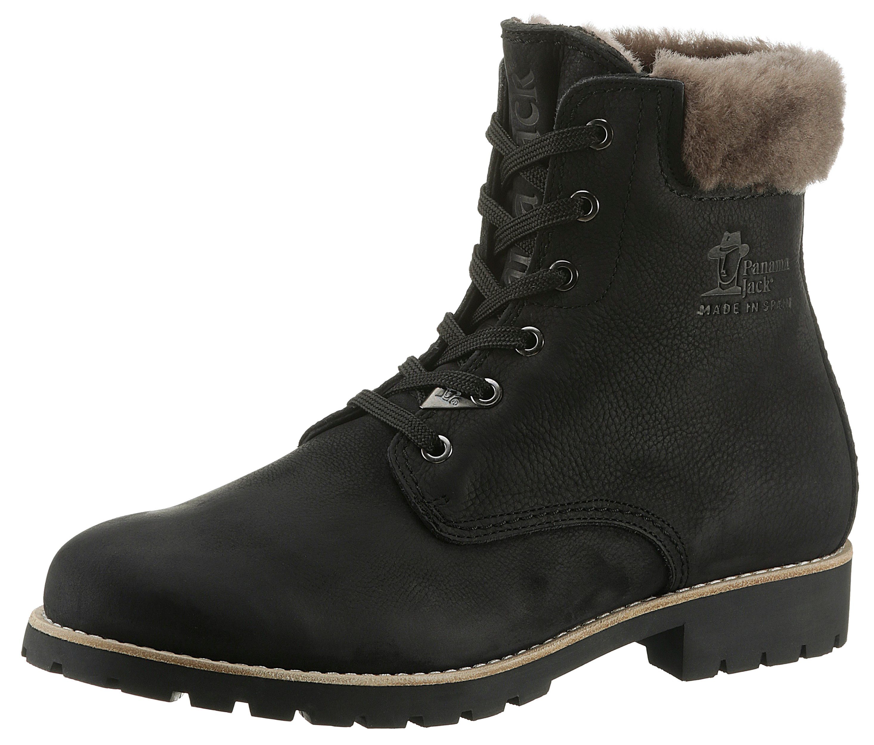 Panama Jack Winterboots mit weich gepolstertem Schaftrand schwarz 03