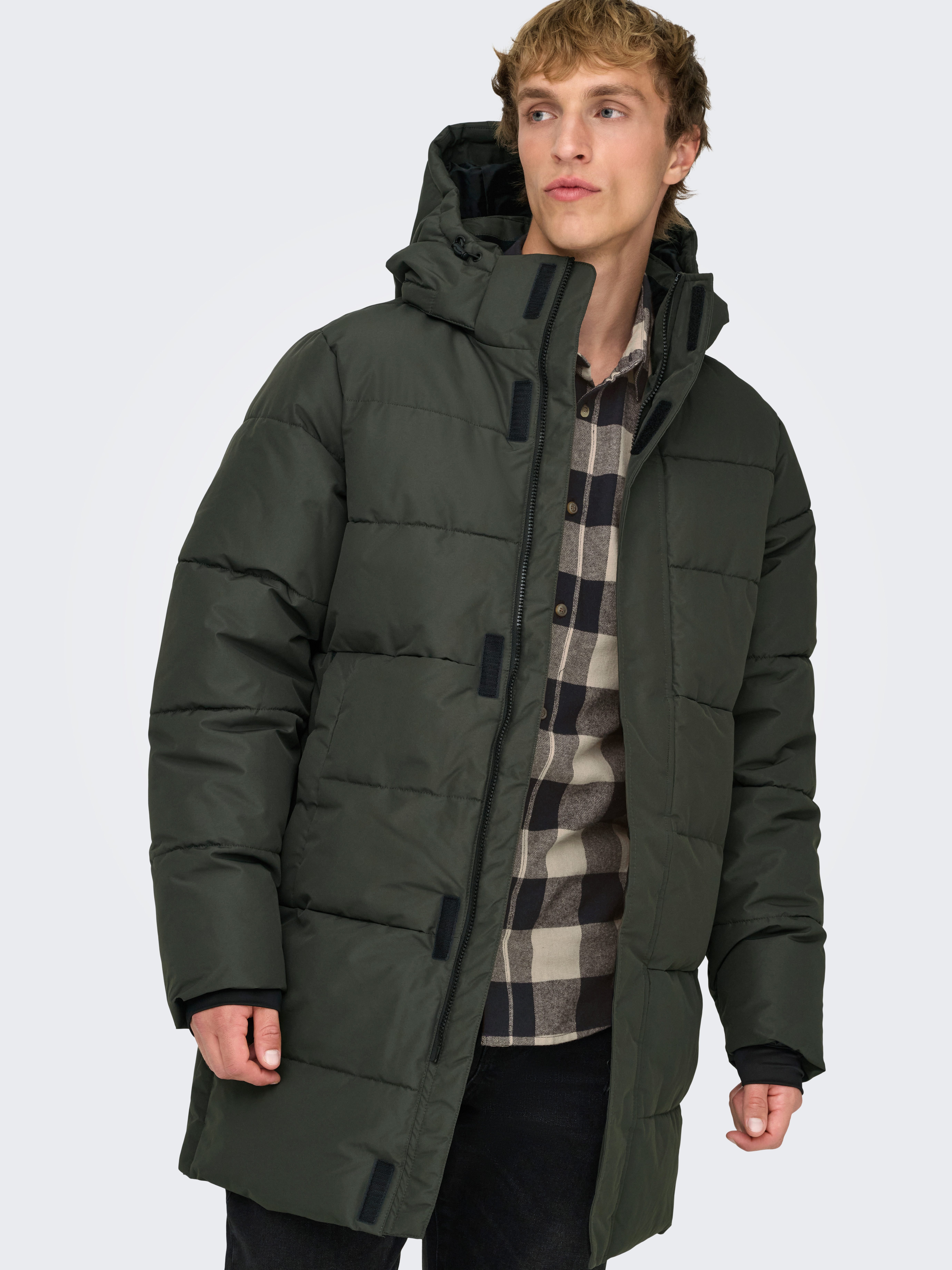 ONLY & SONS Steppjacke ONSCARL LIFE LONG QUILTED COAT NOOS OTW