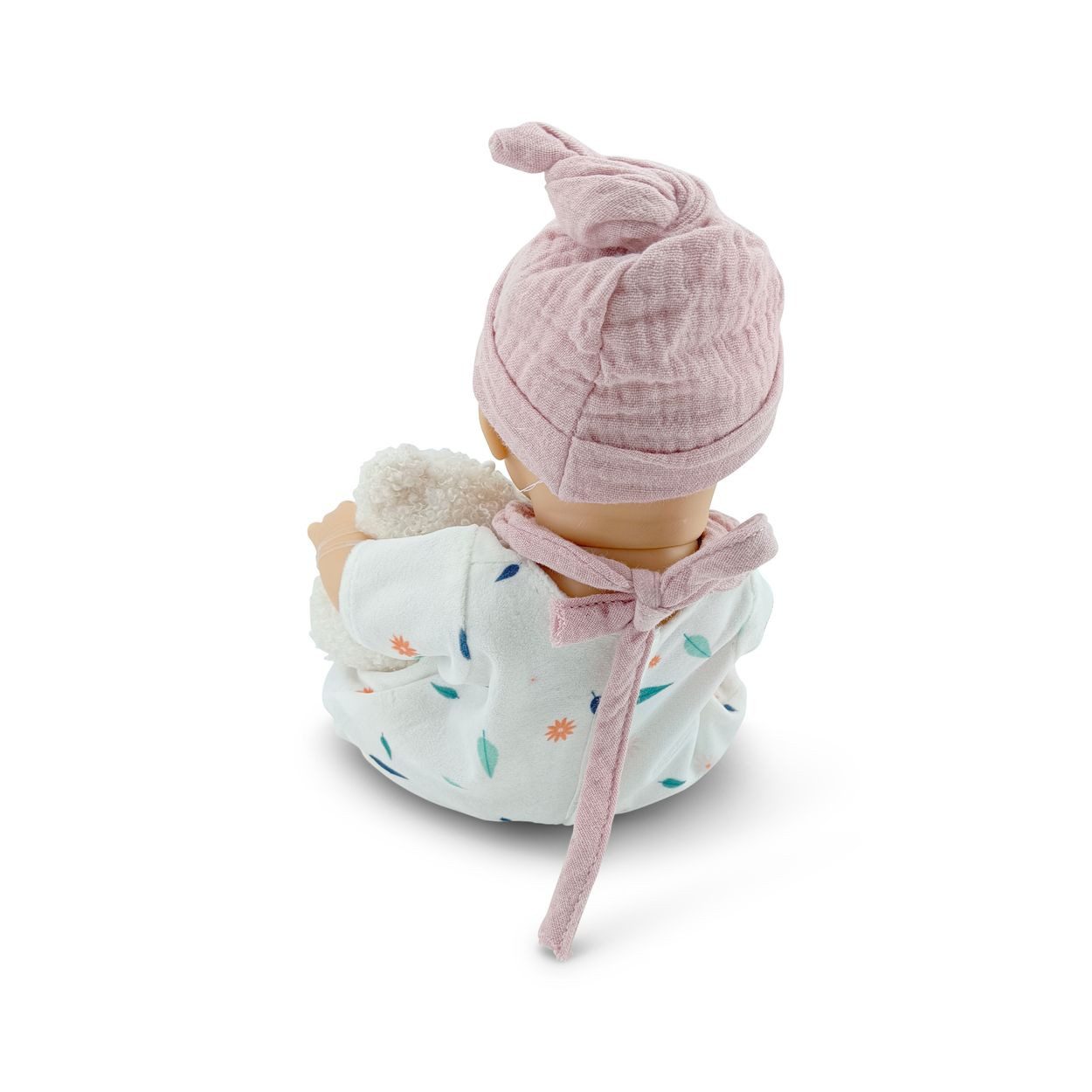 Moni Anziehpuppe Bear und Baby, 30 cm, Kuscheltier, Schnuller, beweglicher Körper, ab 18 Monaten
