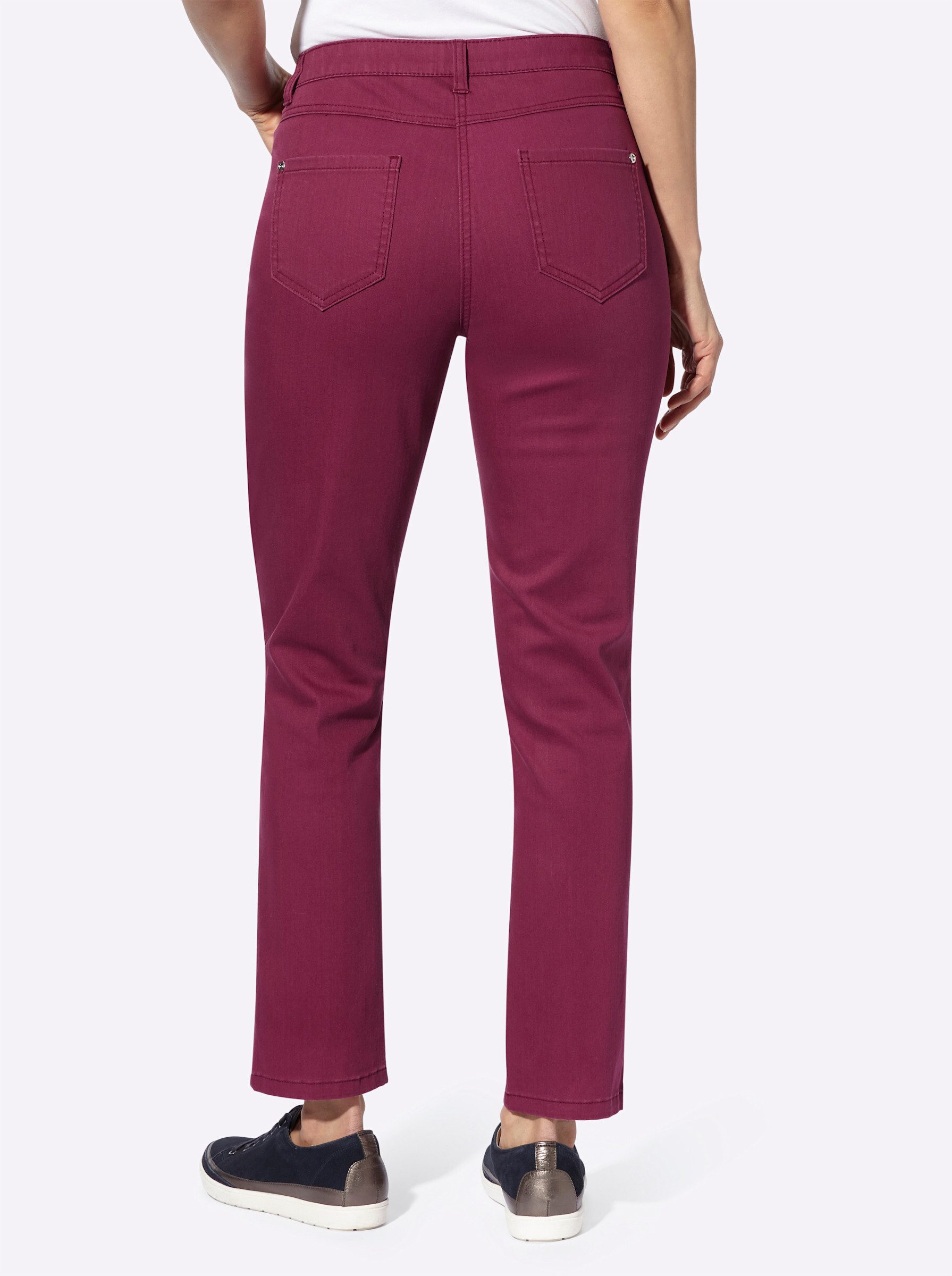 Witt Bequeme Jeans Twill-Jeans leicht vertieft – Bild 3 von 5
