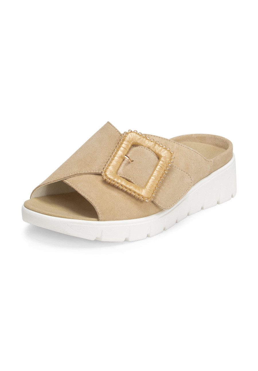 vitaform Damenschuhe Pantolette Veloursleder Pantolette günstig online kaufen