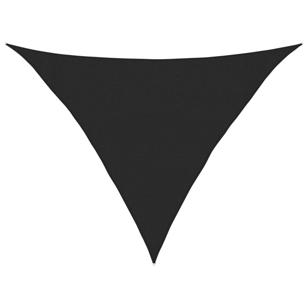 Sonnensegel Sonnensegel 160 g/m² Schwarz 3x3x4,2 m HDPE