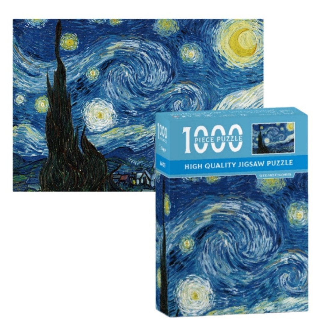 VEKROBOT Puzzle 1000 Teile Puzzle Matt & griffig Entspannungsspielzeug für Erwachsene, Puzzleteile, Förderndes Puzzle-Spielzeug