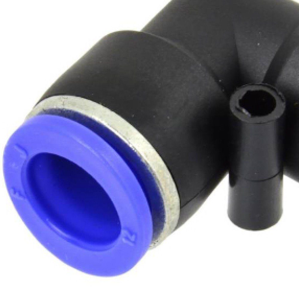 Druckluftgeräte-Set Schlauchverbinder PU/PE Druckluftverbinder L-Stück 12 mm, 1-tlg.