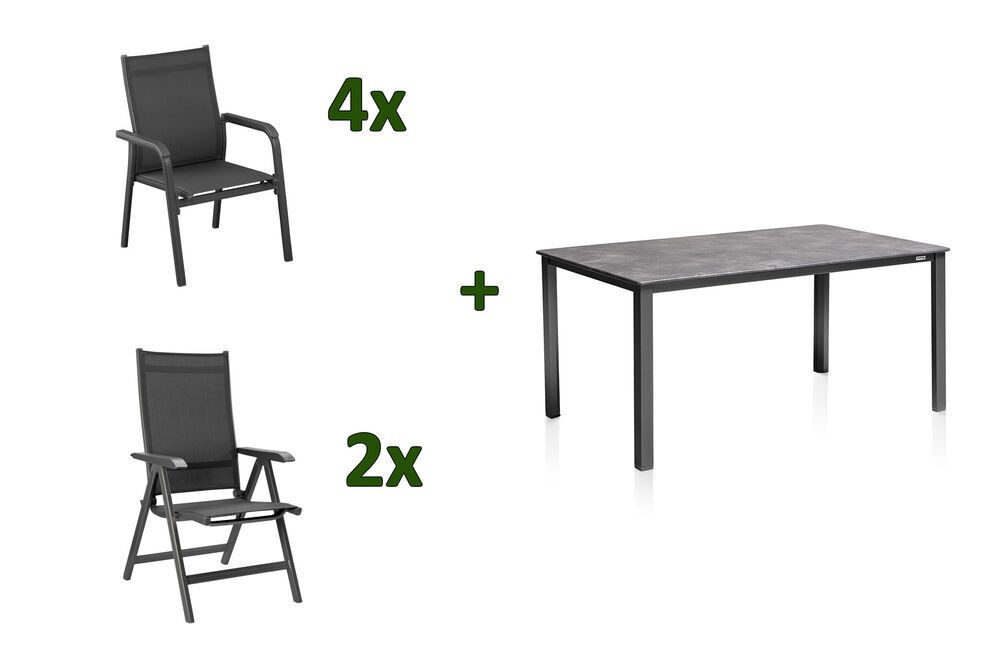 KETTLER Garten-Essgruppe Cubic/BasicPlus