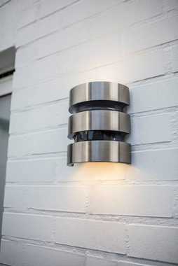 LUTEC LED Außen-Wandleuchte MAYA, LED fest integriert, Warmweiß
