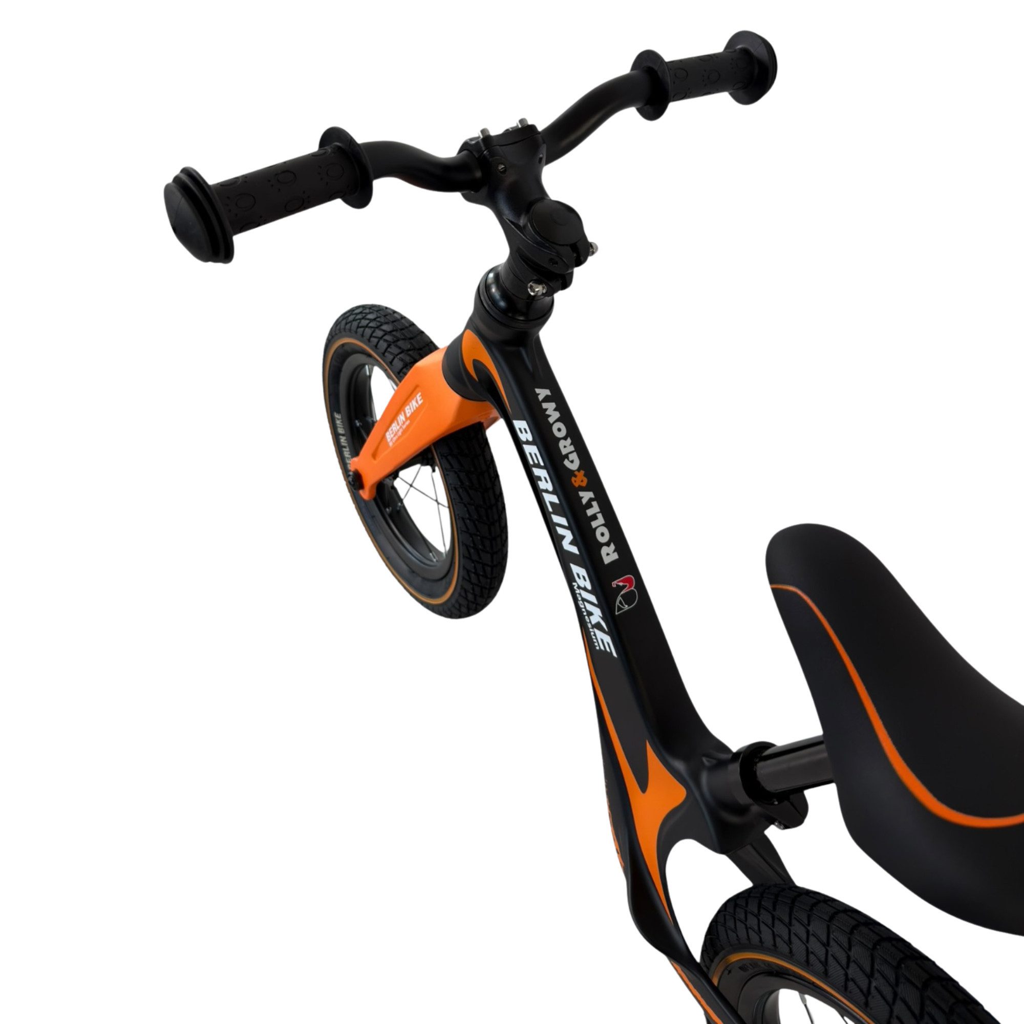 BERLIN BIKE Laufrad Magnesium Kinderlaufrad 12-Zoll - ideales Geschenk für Kinder 12 Zoll, Spielerisch Balance und Motorik fördern