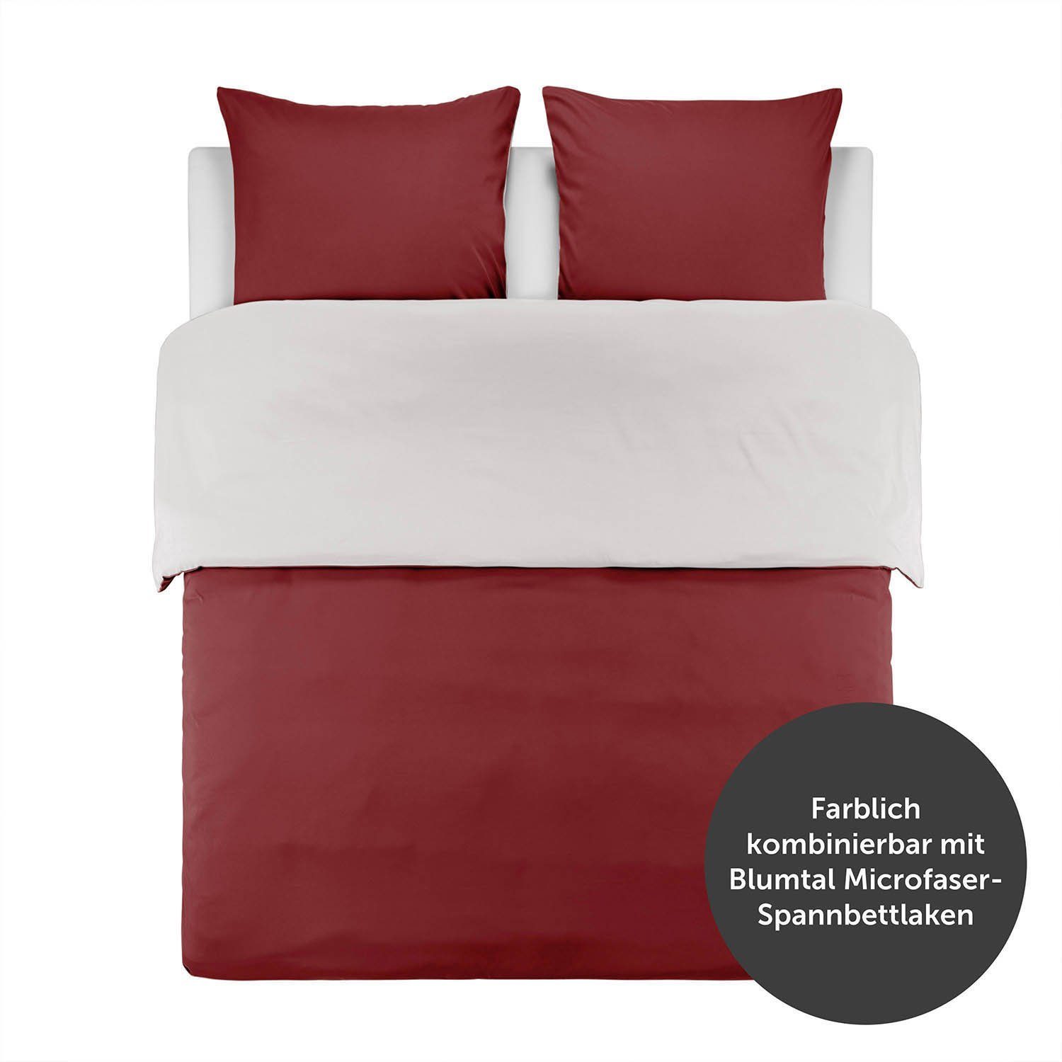 Blumtal Bettwäsche Premium aus atmungsaktiver Mikrofaser, OEKO TEX Zertifiziert, weiches& bügelfreie Bettwäsche, auch als Set