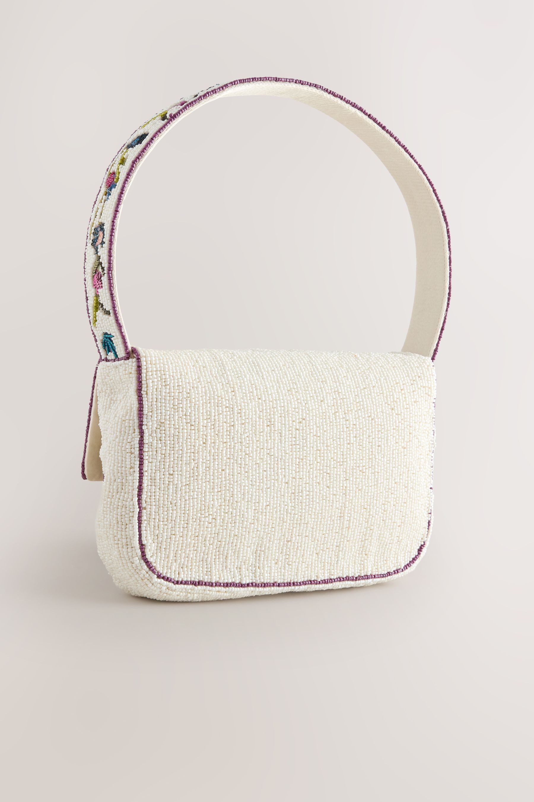 Next Schultertasche Perlenbestickte Schultertasche mit Blumenmuster (1-tlg)