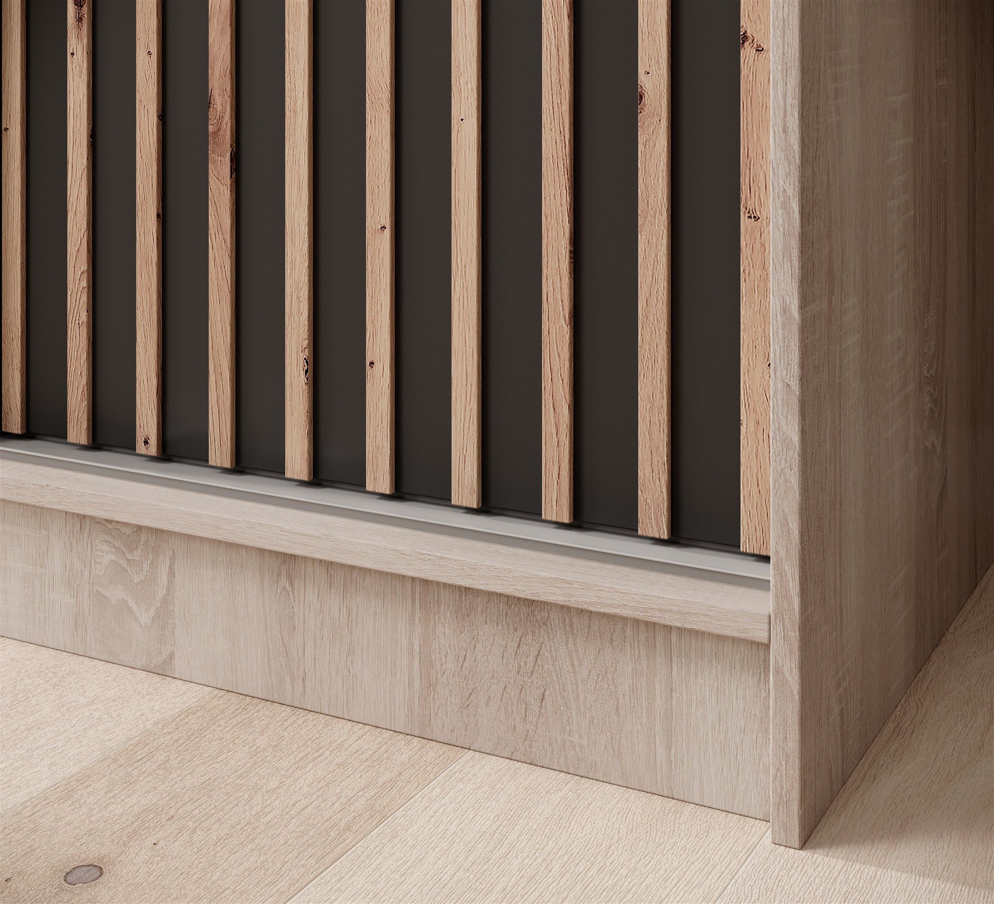 Fun Möbel Schiebetürenschrank Schrank BRITE 200 x 215 x 61 cm