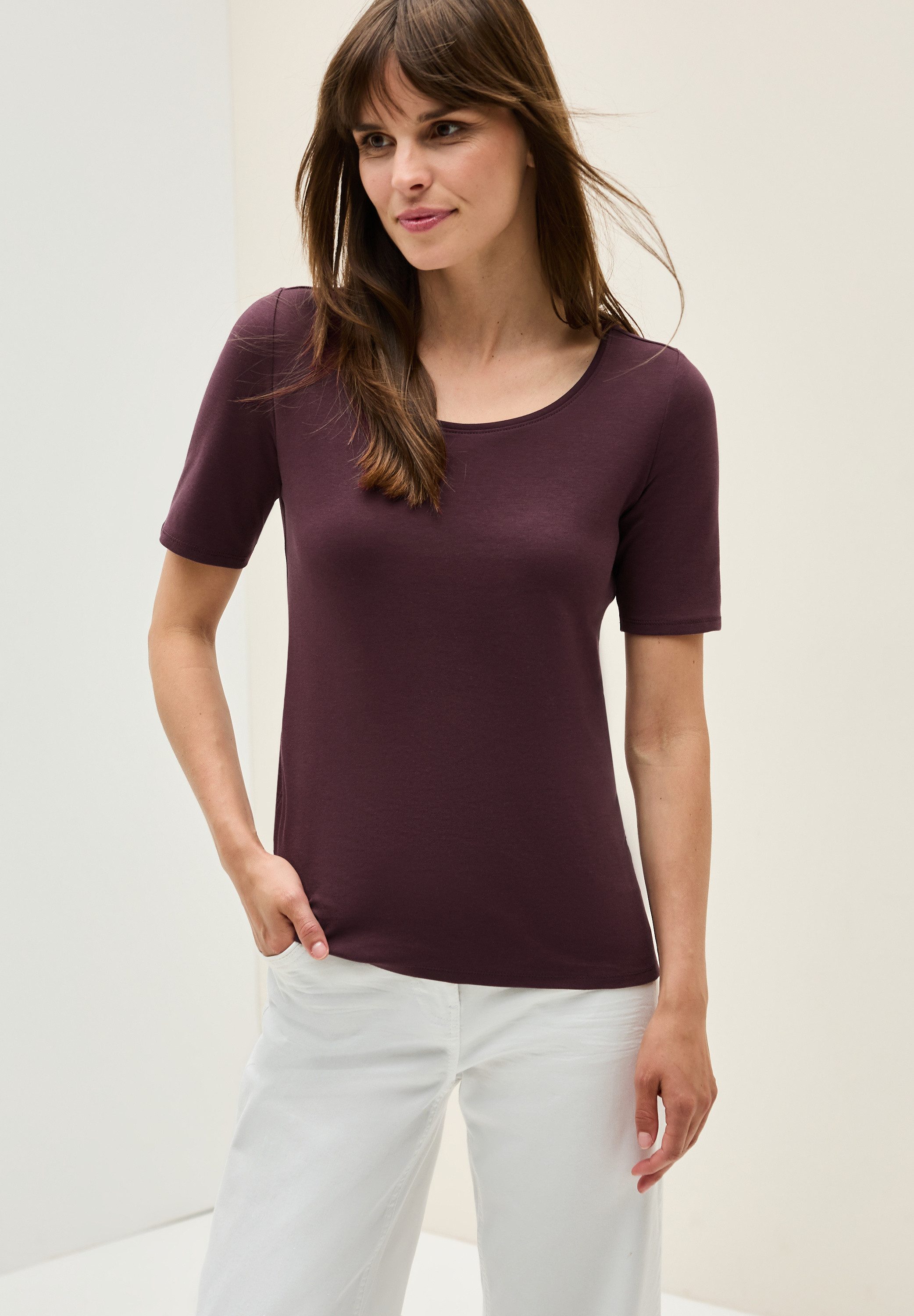 Cecil T-Shirt, Basic günstig online kaufen