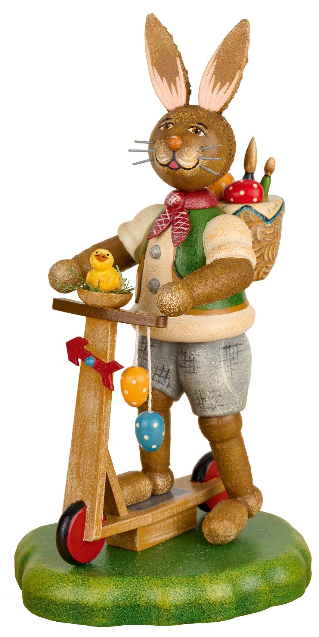 Hubrig Volkskunst Zschorlau Erzgebirge Osterhase Hubrig Hase Karl der Maler