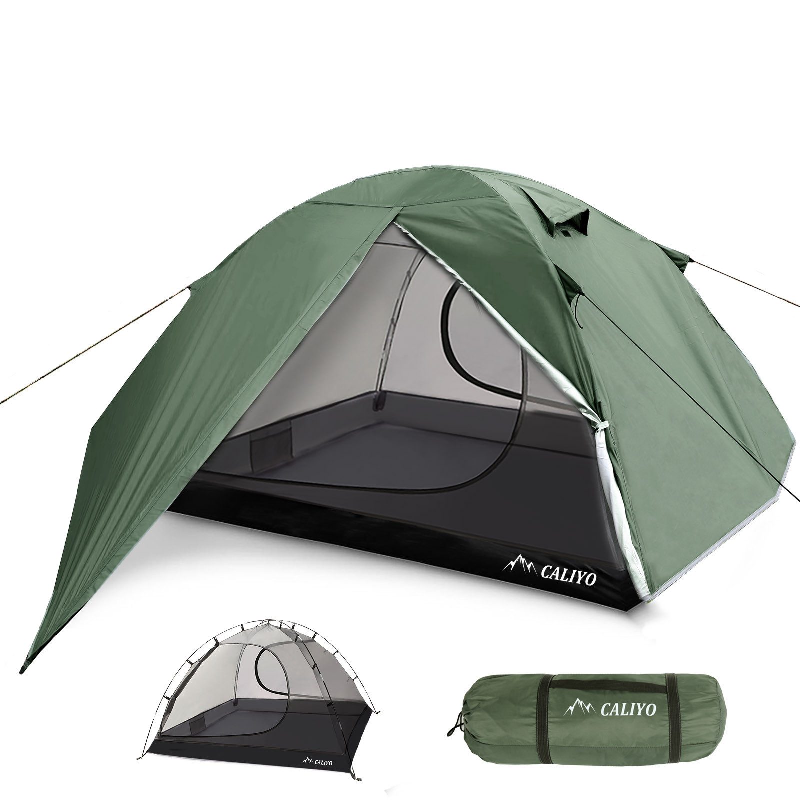 CALIYO Kuppelzelt Zelt für 2 und 3 Personen in 4 Jahreszeiten, Ultraleicht günstig online kaufen