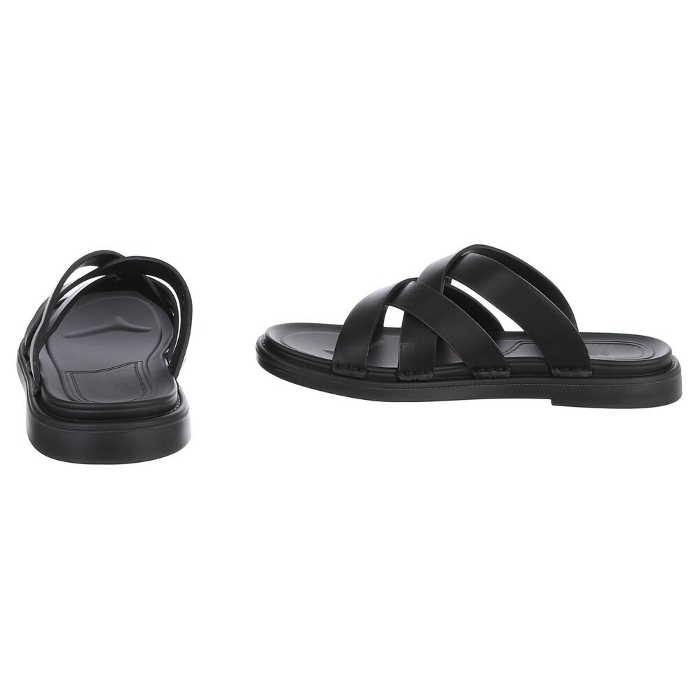Coolwalk Damen Sandalenschuh mit Kreuzriemen und Komfortsohle Sandale (91918024) Flach Sandalen in Schwarz – Bild 5 von 5