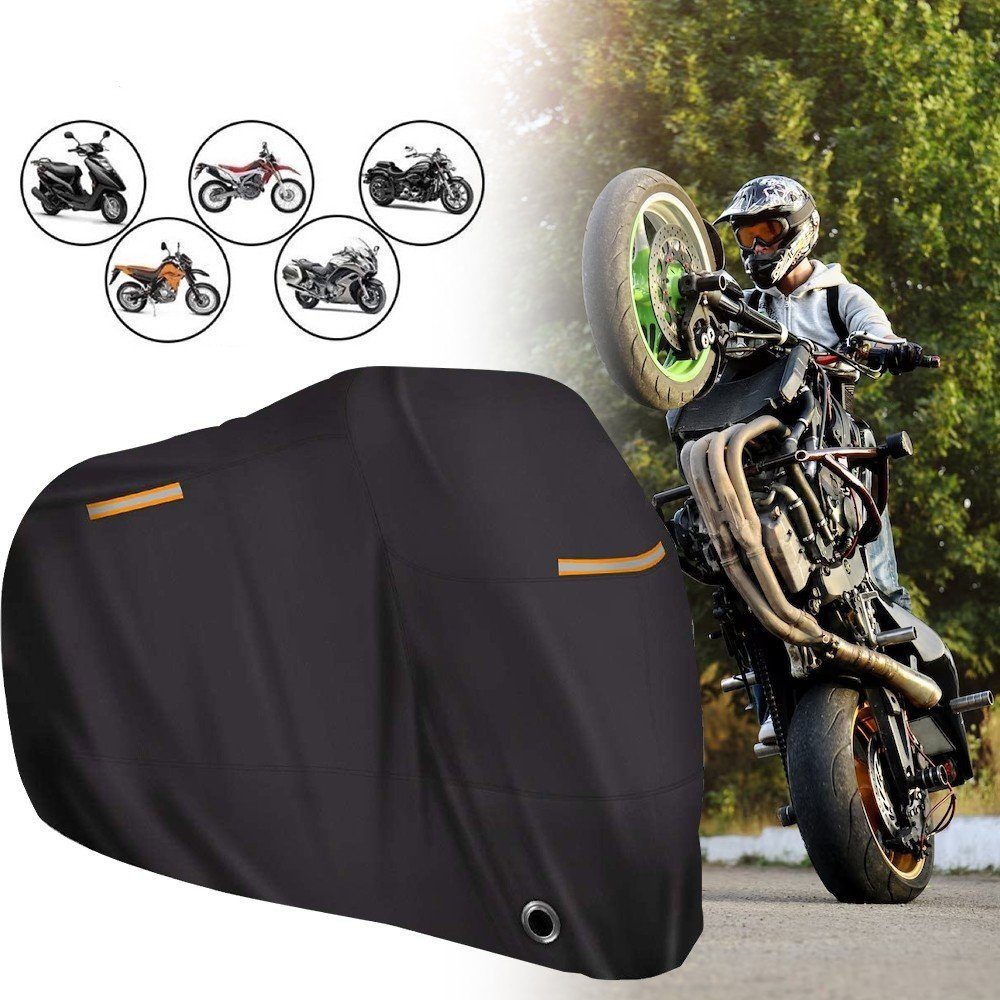 feinlux Bodenschutzplane Faltgarage Outdoor Motorradabdeckung, 190T Staubdichtes (Packung, Faltgarage Outdoor Motorradabdeckung), Geeignet für Outdoor-Aktivität – Bild 5 von 5