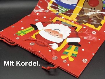 TK Gruppe Geschenkpapier 12x XXL Weihnachtstaschen Geschenktüten Weihnachtstüte Classic, Fester Boden