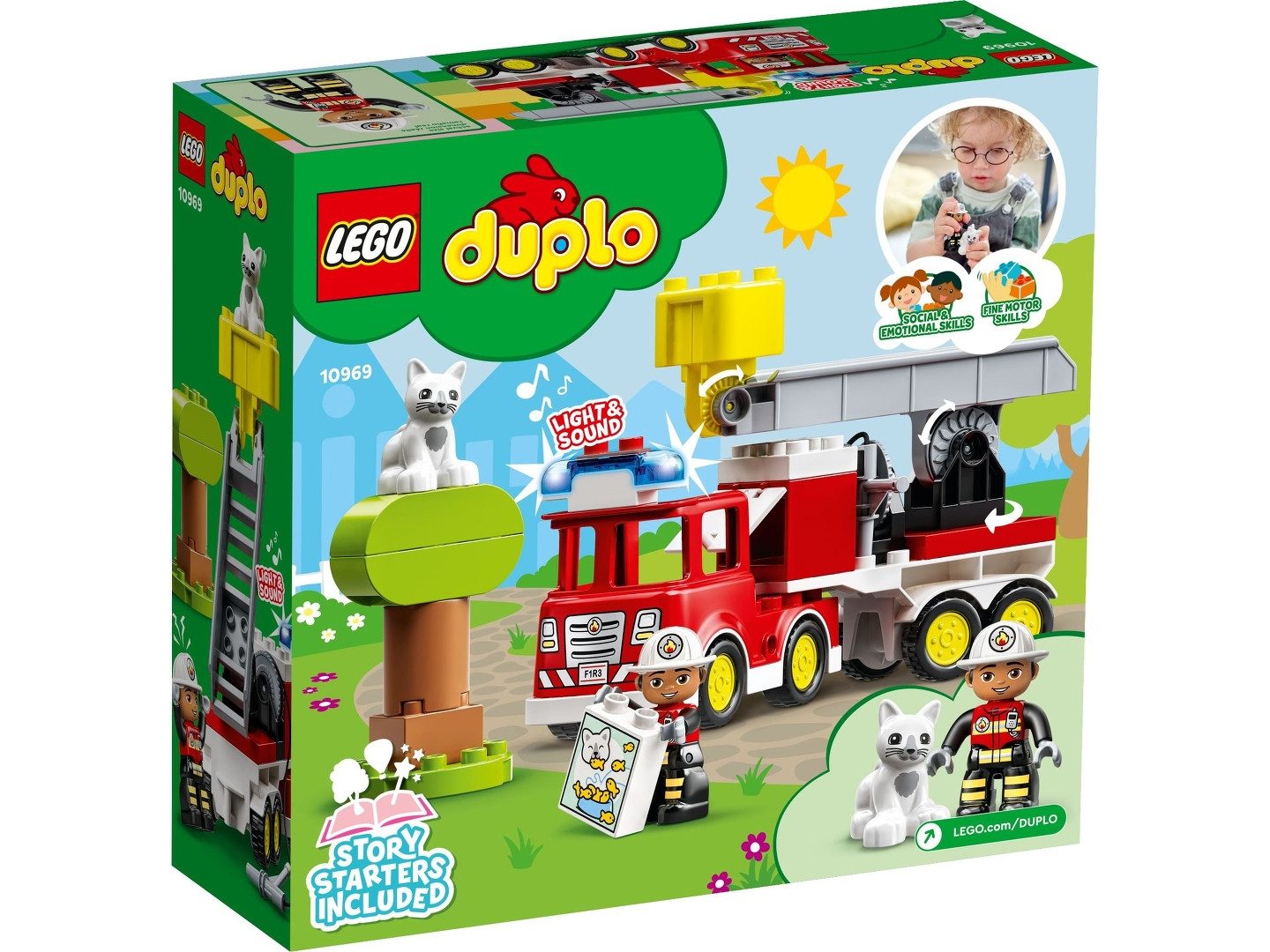 LEGO® LEGO® DUPLO® 10969 Feuerwehrauto Konstruktionsspielsteine, günstig online kaufen
