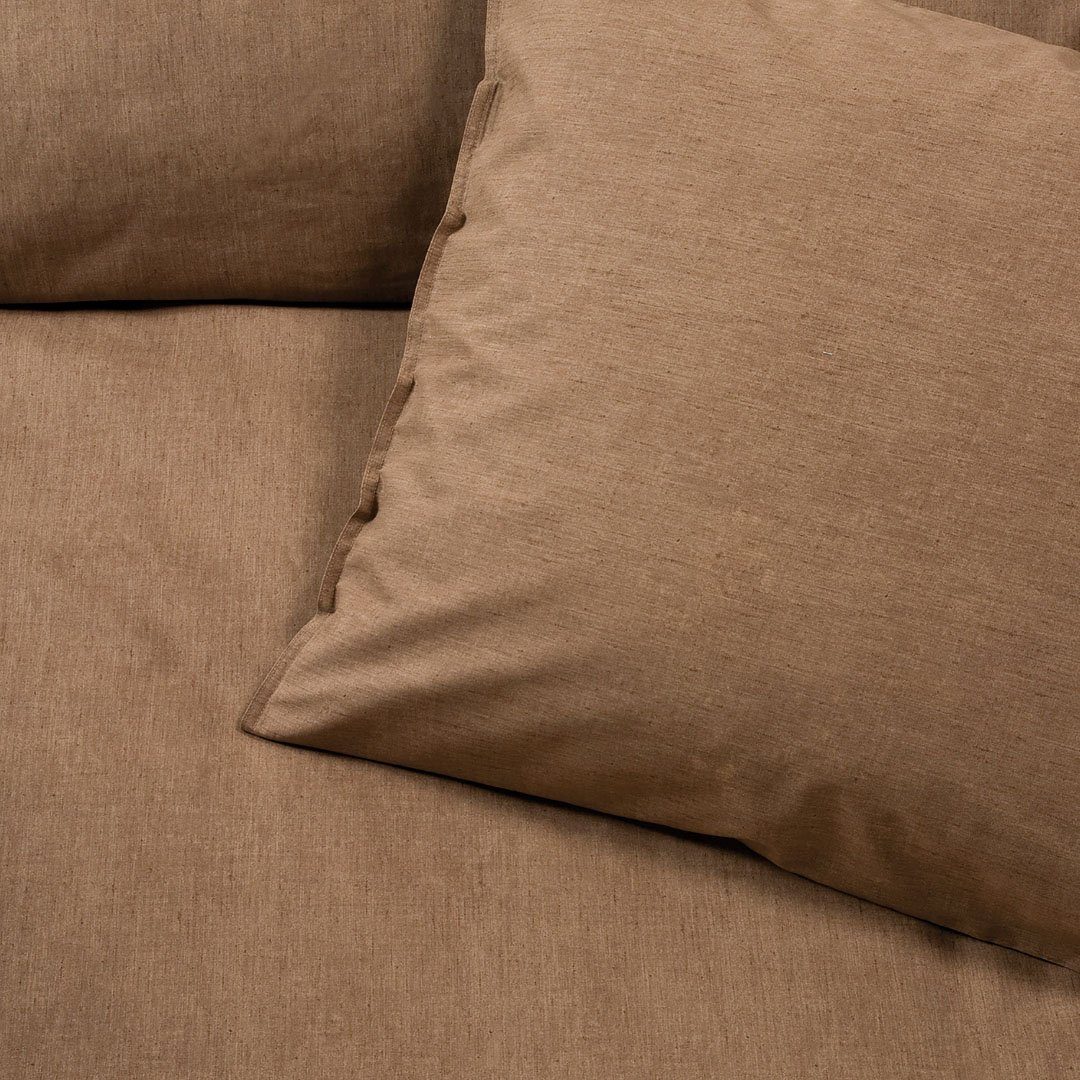 damai Bettwäsche Mik, Renforcé, Leinen-Optik