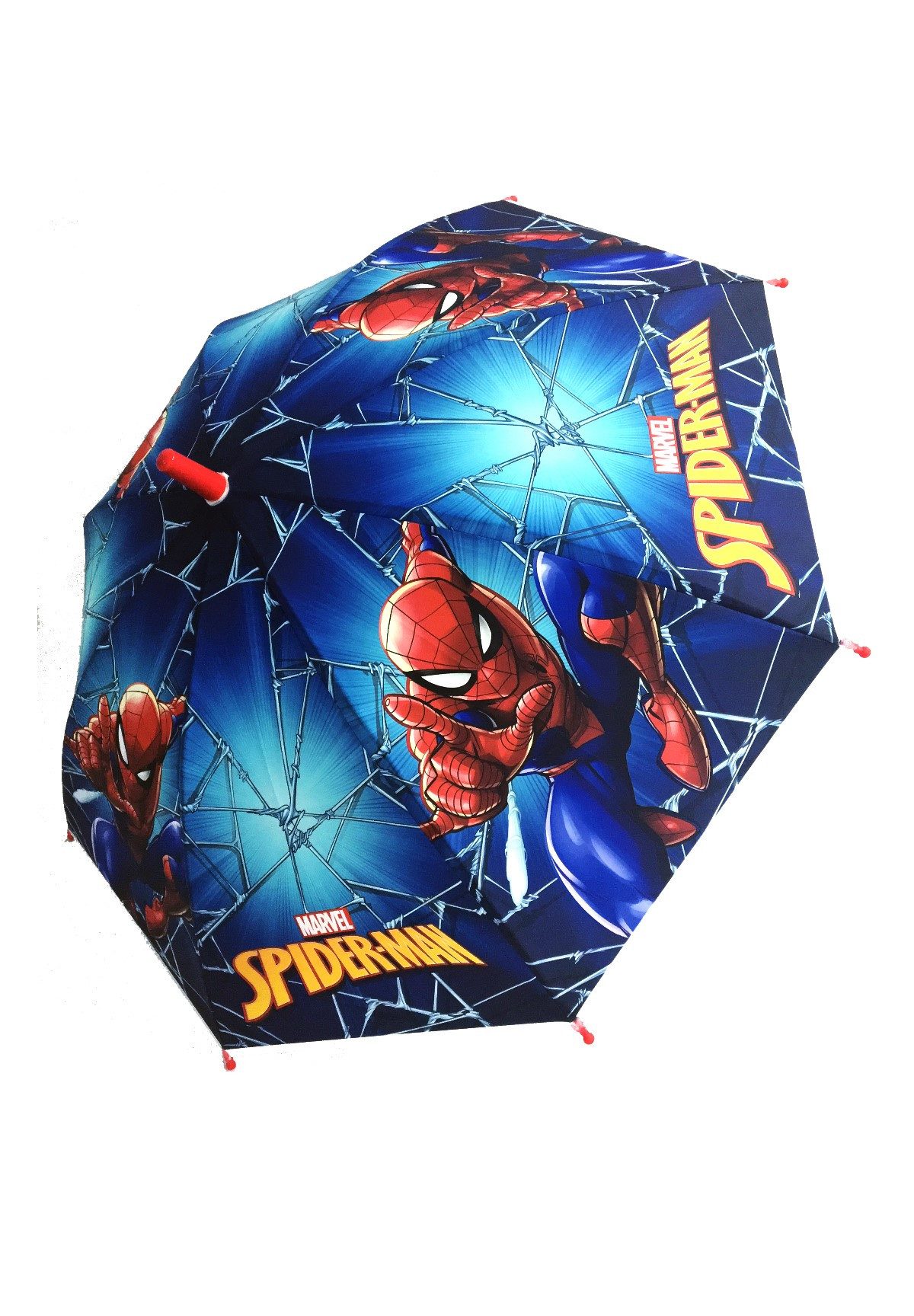 Spiderman Stockregenschirm Kinder Jungen Stock-Schirm Kuppelschirm