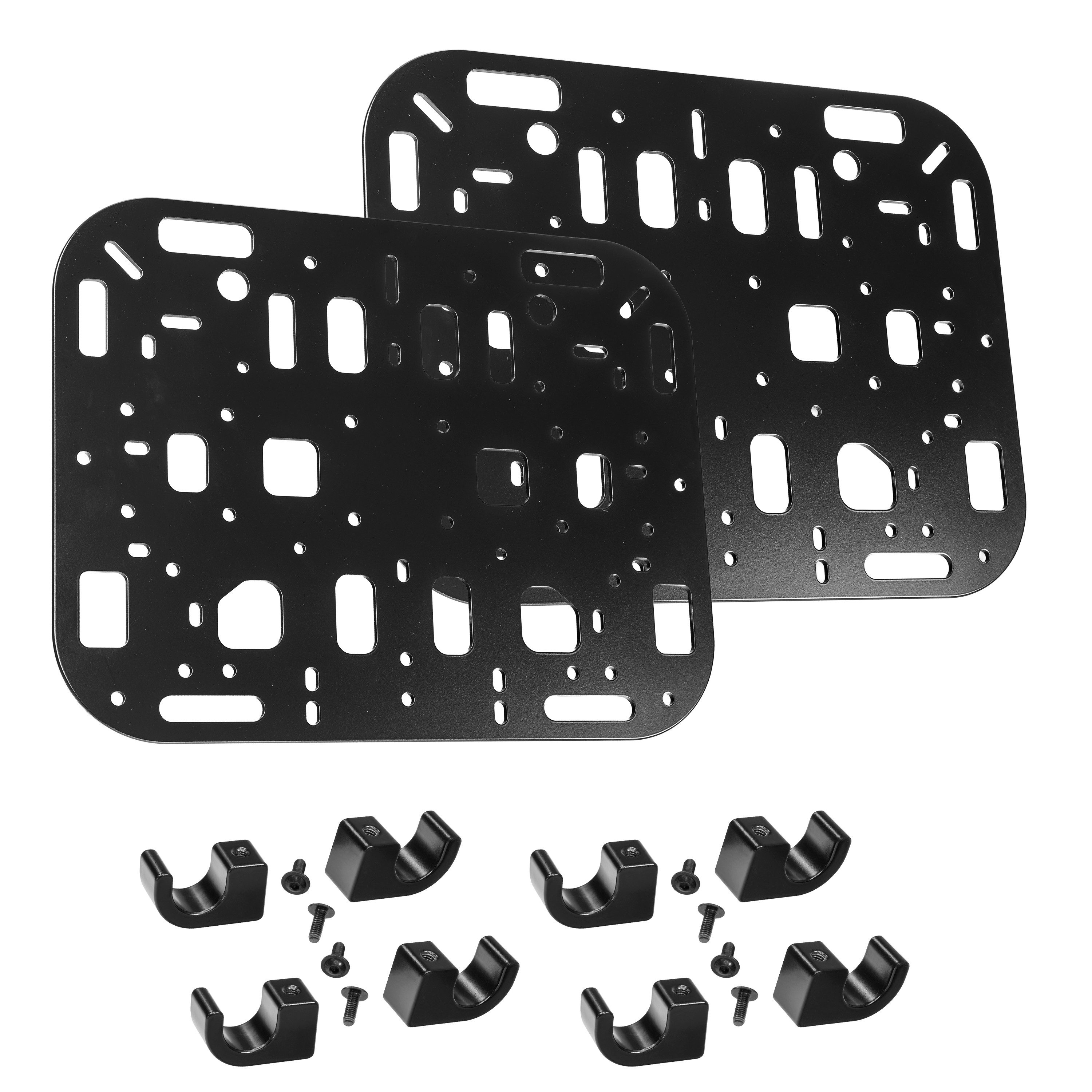 SCHNORR Fahrrad-Gepäckträger Motorrad-Montageplatte für Seitentaschen - 16-20 mm - Träger