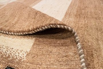 Wollteppich Loribaft Teppich handgeknüpft braun, morgenland, rechteckig, Höhe: 15 mm, handgeknüpft