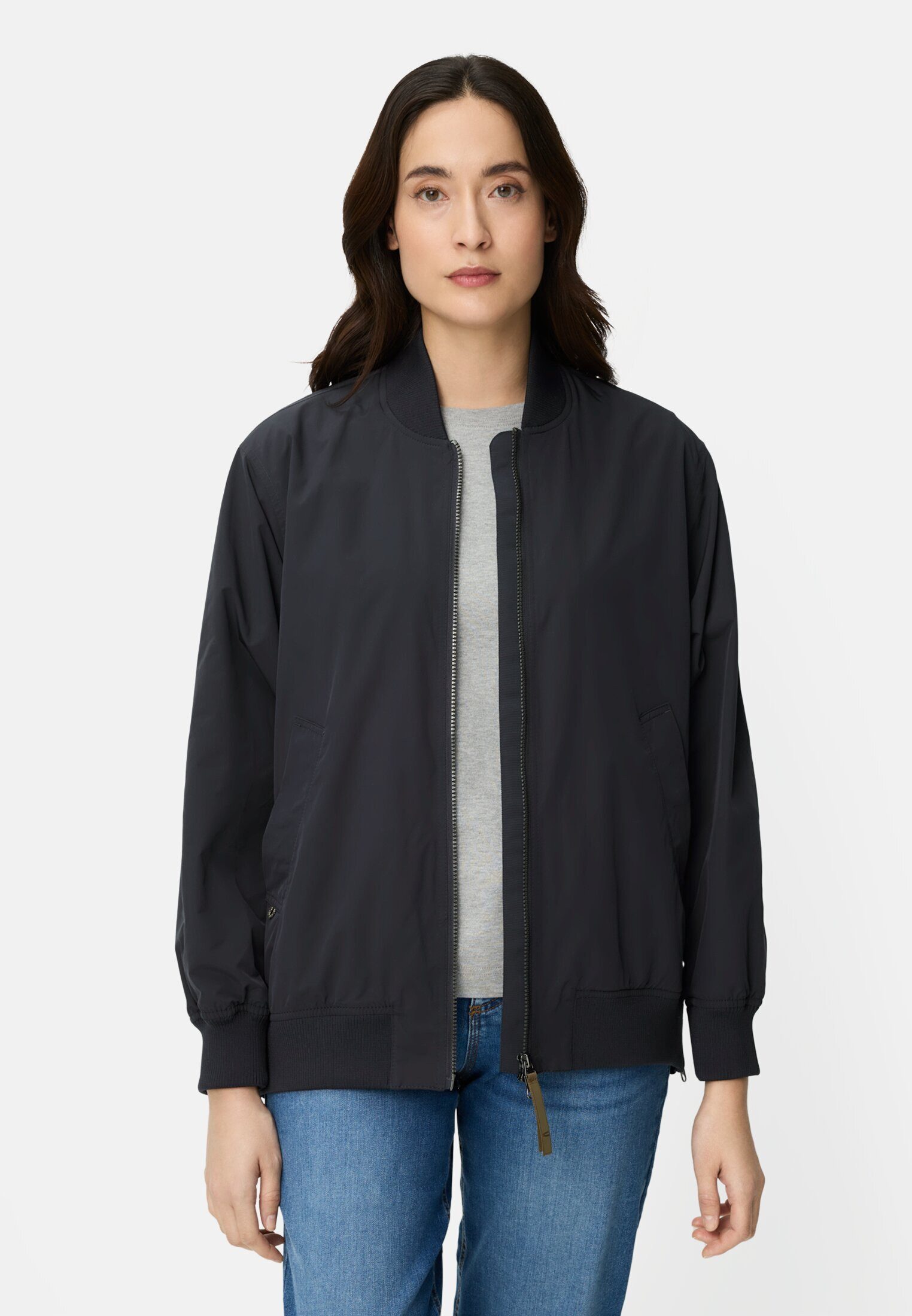 camel active Bomberjacke Bomberjacke mit seitlichem Reißverschluss Langarm günstig online kaufen