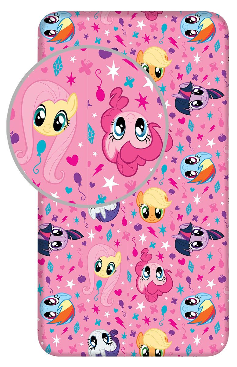 My Little Pony Spannbettlaken My Little Pony Spannbetttuch, Bettlaken pink, günstig online kaufen